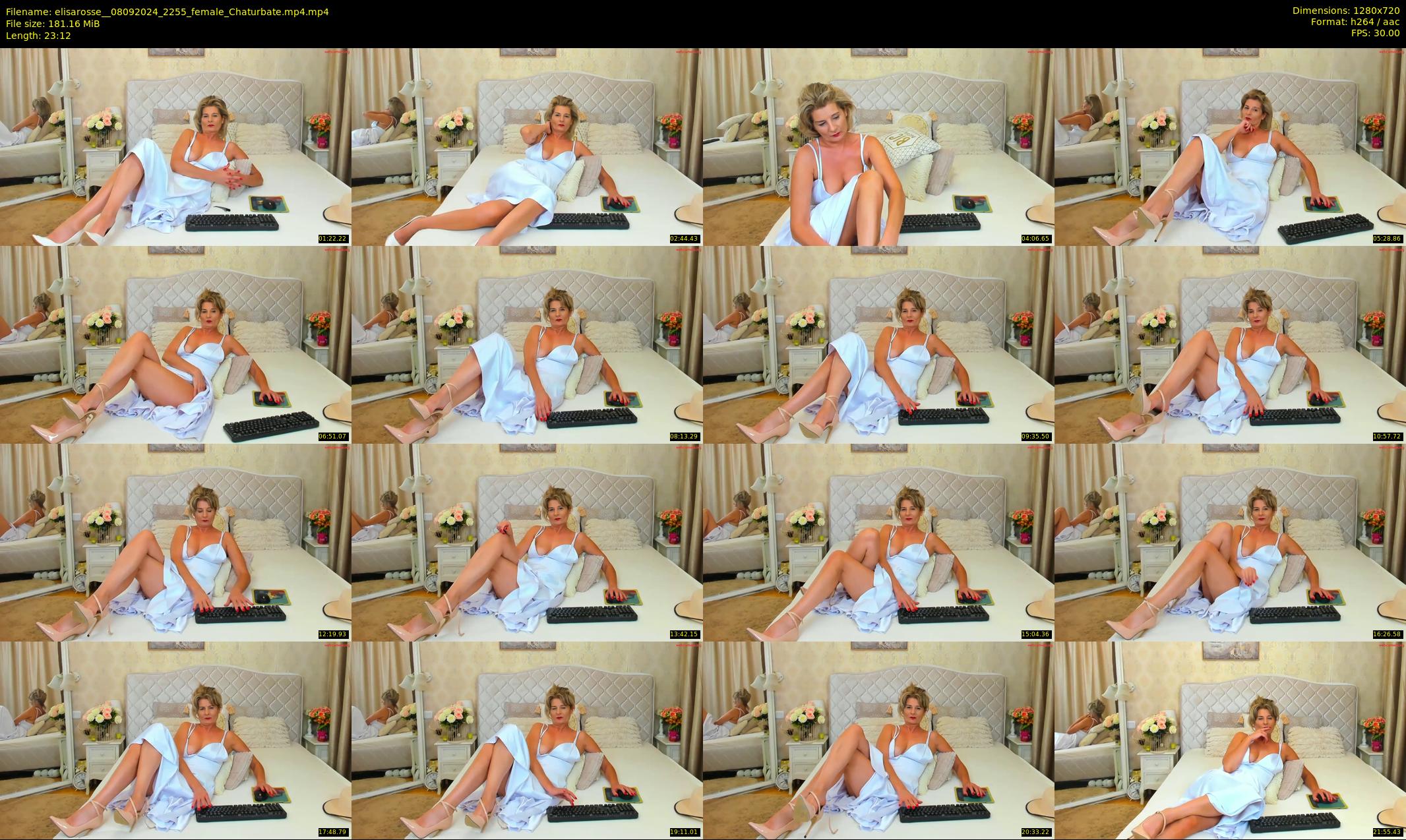 elisarosse_ — 24 minute Chaturbate female cam show recording, 720p, Sep 8, 2024