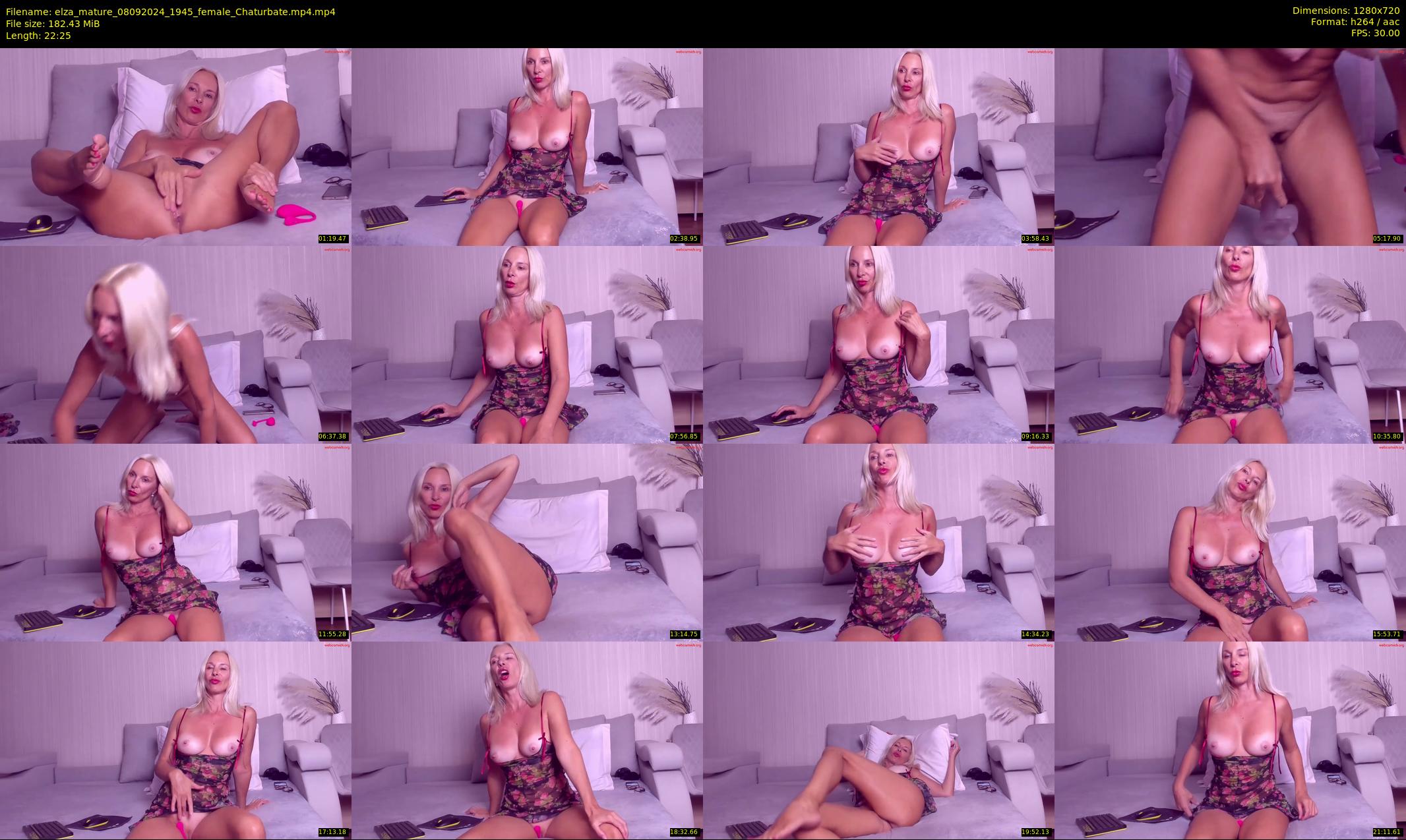 elza_mature — 23 minute Chaturbate female cam show recording, 720p, Sep 8, 2024
