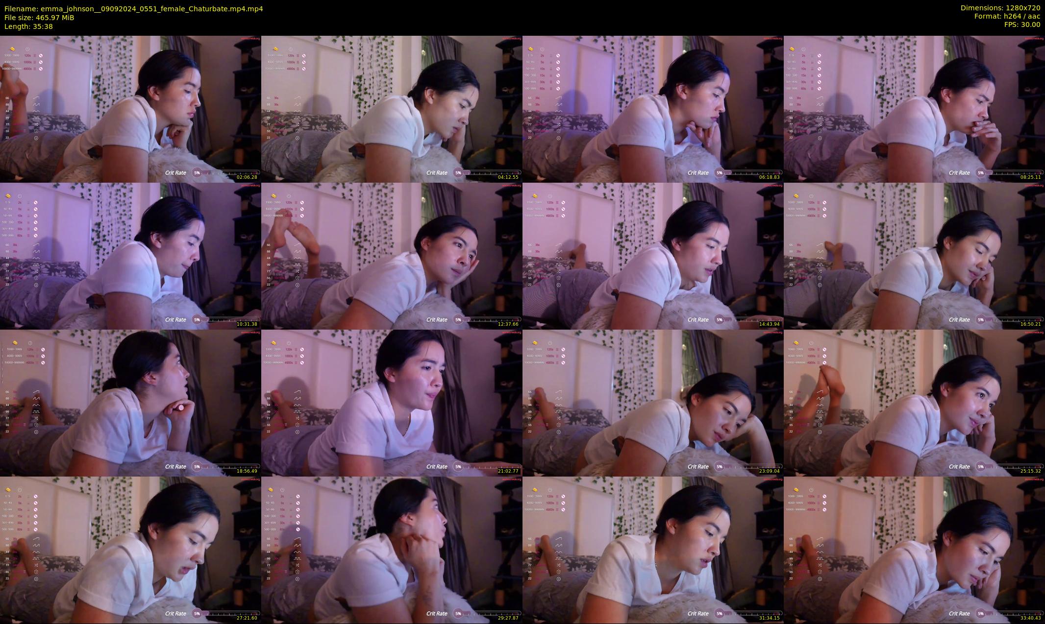 emma_johnson_ — 36 minute Chaturbate female cam show recording, 720p, Sep 9, 2024
