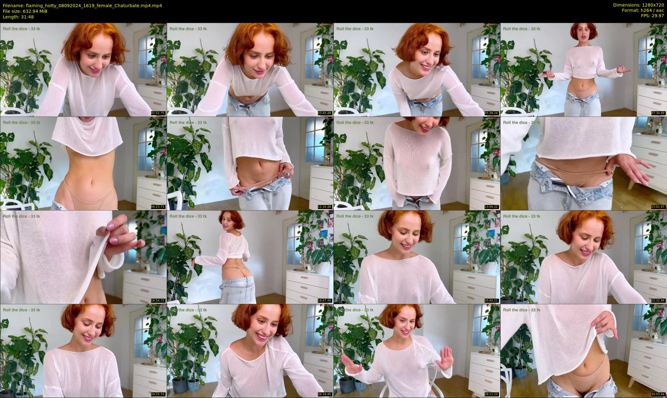 flaming_hotty — 32 minute Chaturbate female cam show recording, 720p, Sep 8, 2024