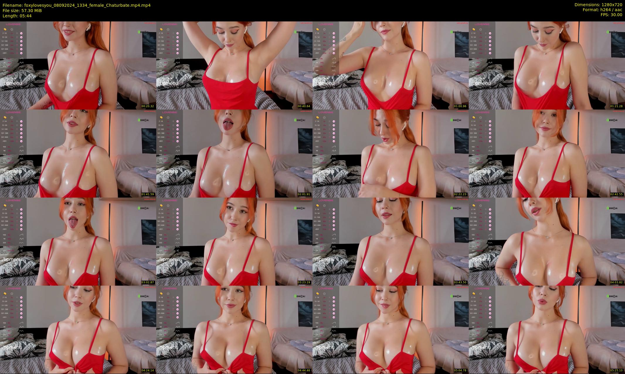 foxylovesyou — 6 minute Chaturbate female cam show recording, 720p, Sep 8, 2024