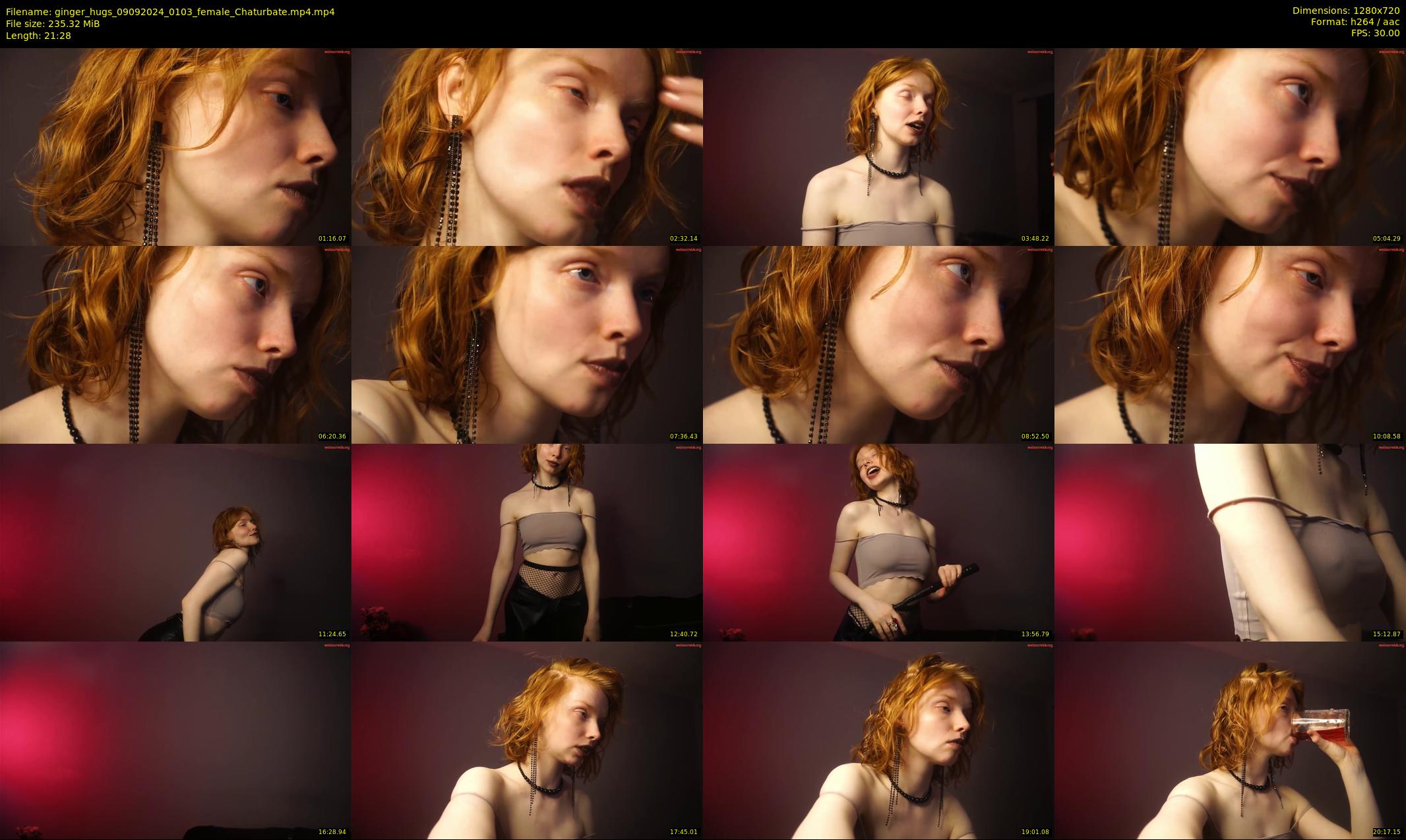 ginger_hugs — 22 minute Chaturbate female cam show recording, 720p, Sep 9, 2024