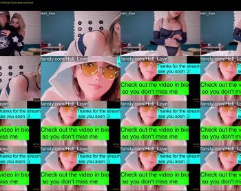 hell_l0ve — 55 minute Chaturbate female cam show recording, 720p, Sep 8, 2024