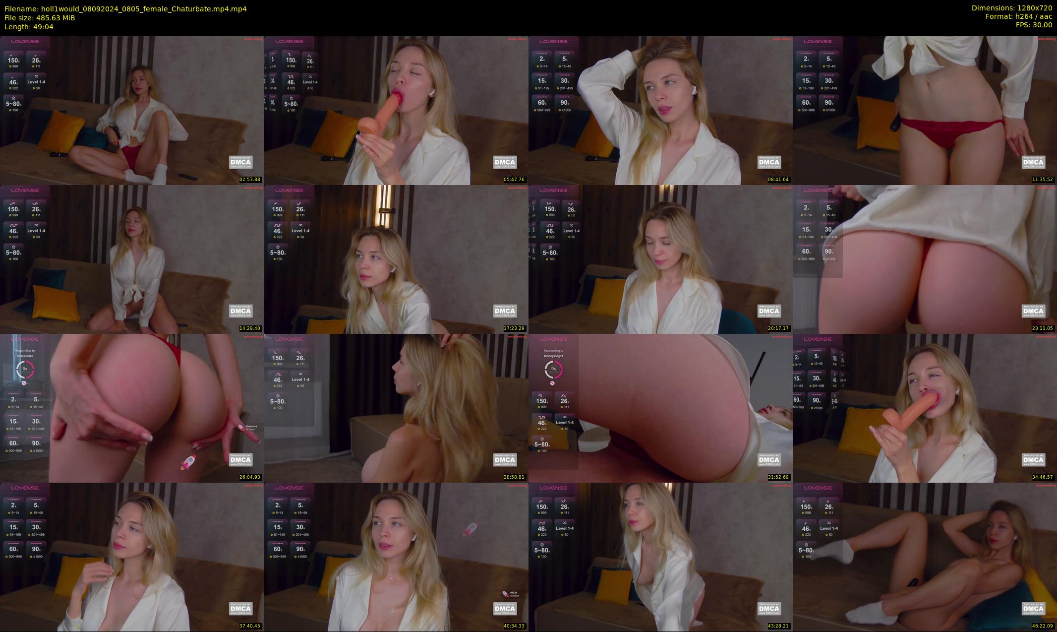 holl1would — 50 minute Chaturbate female cam show recording, 720p, Sep 8, 2024