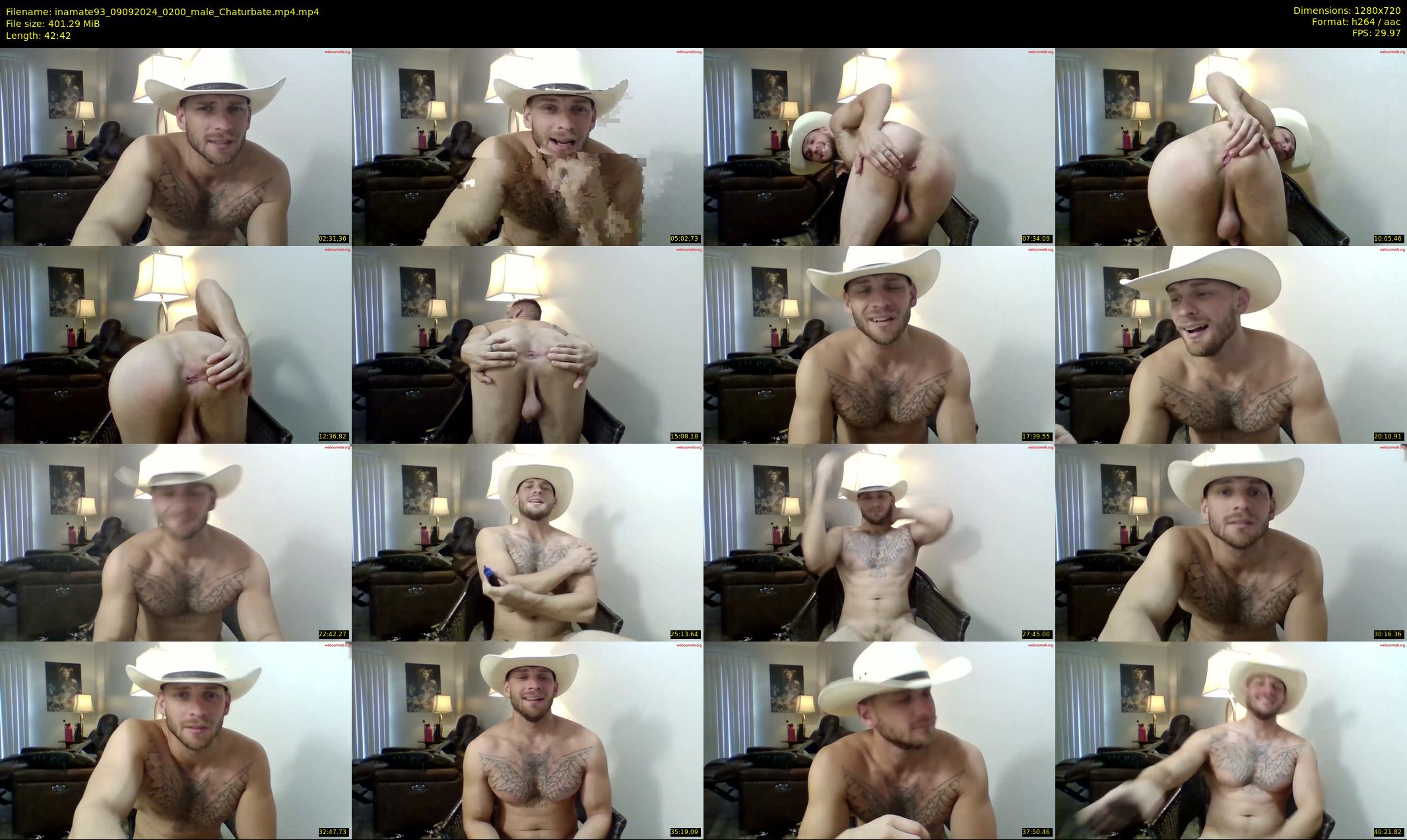 inamate93 — 43 minute Chaturbate male cam show recording, 720p, Sep 9, 2024