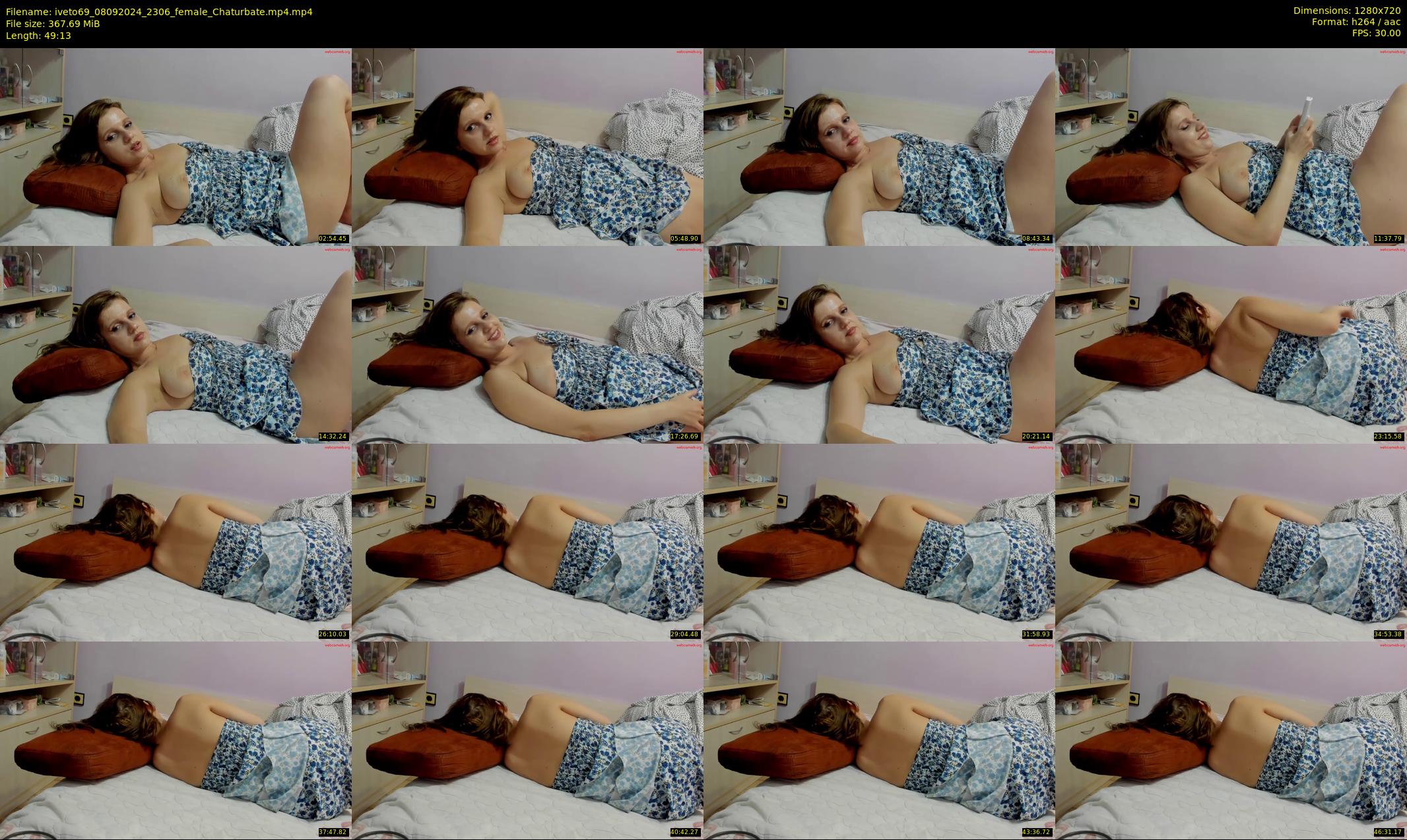 iveto69 — 50 minute Chaturbate female cam show recording, 720p, Sep 8, 2024