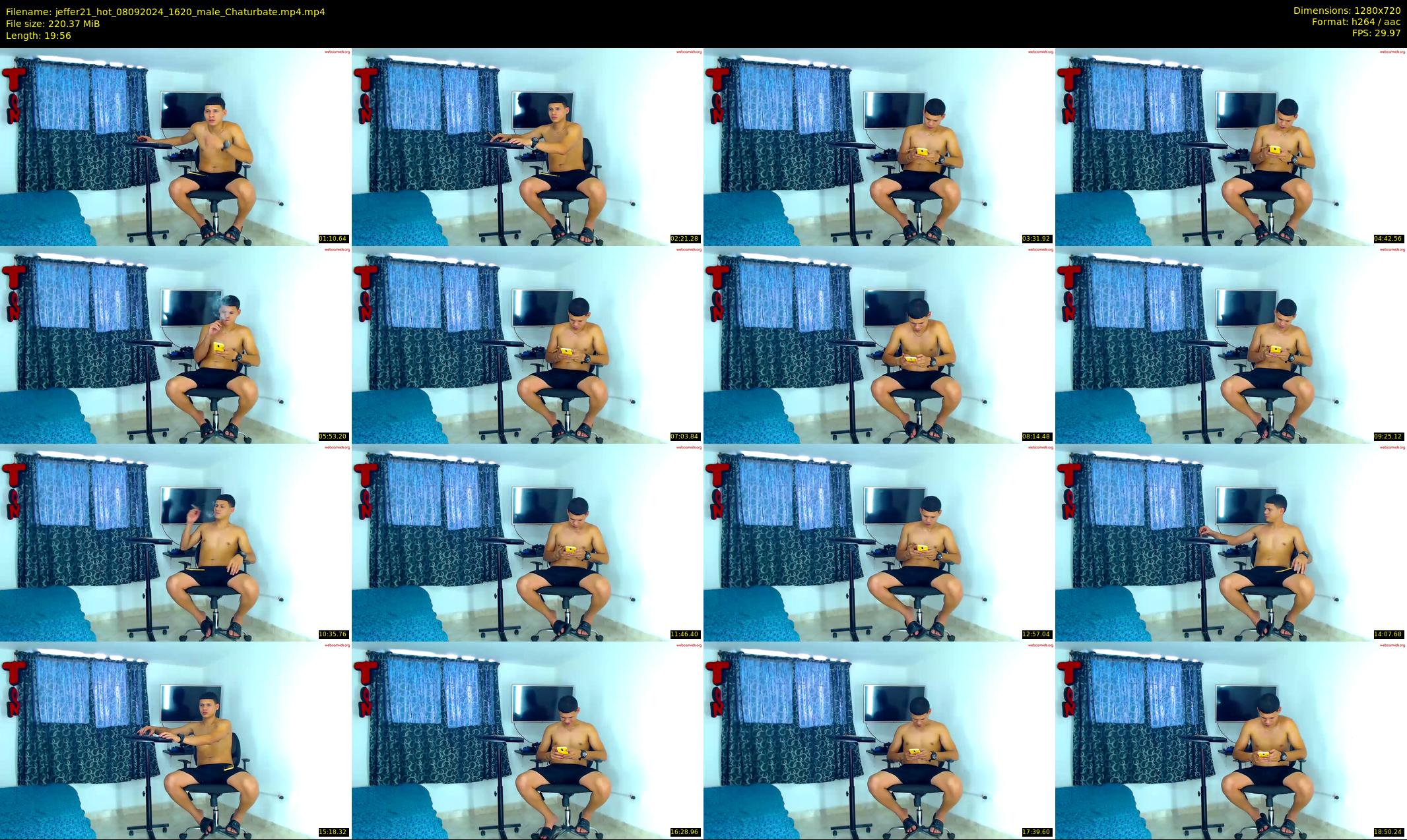 jeffer21_hot — 20 minute Chaturbate male cam show recording, 720p, Sep 8, 2024