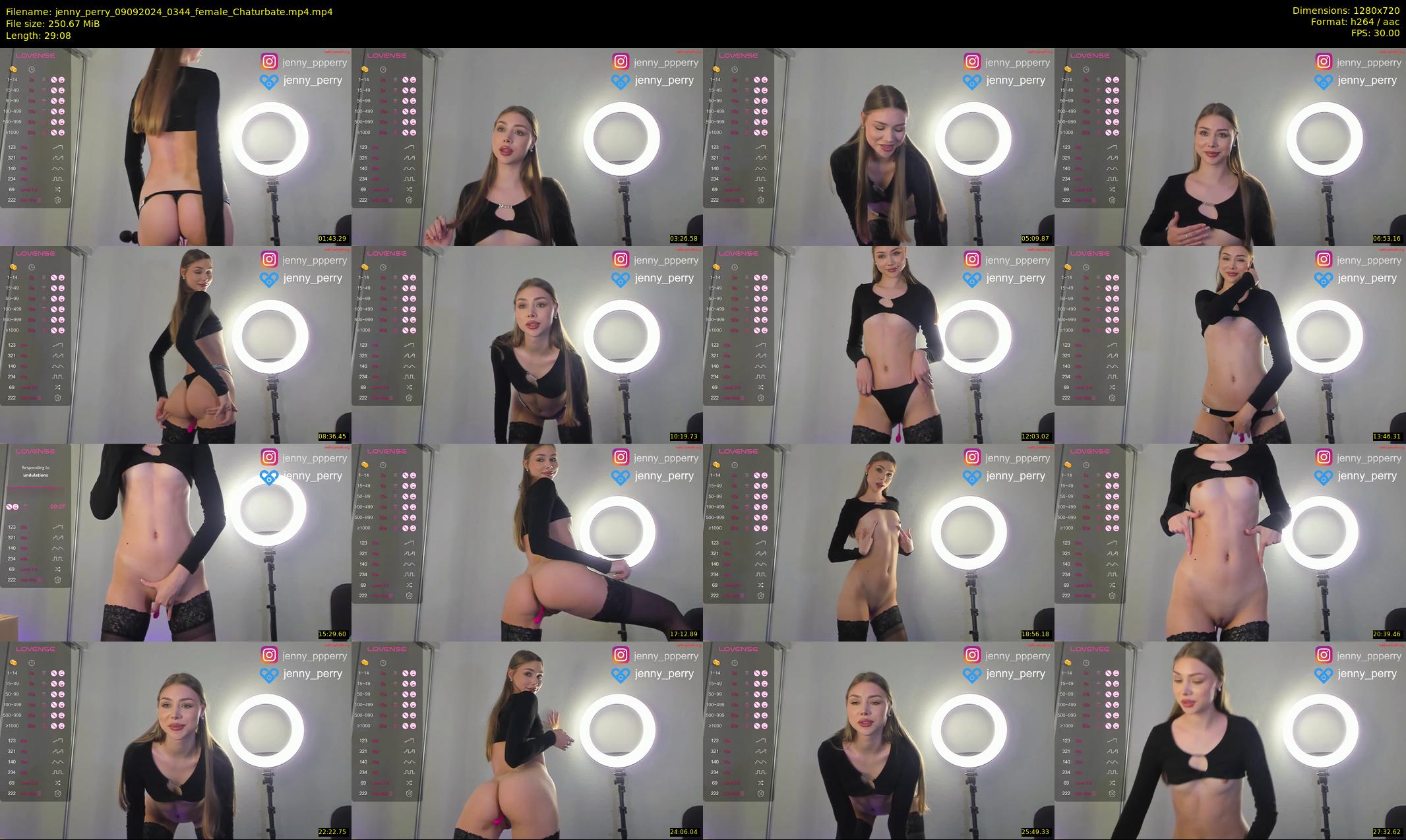 jenny_perry — 30 minute Chaturbate female cam show recording, 720p, Sep 9, 2024