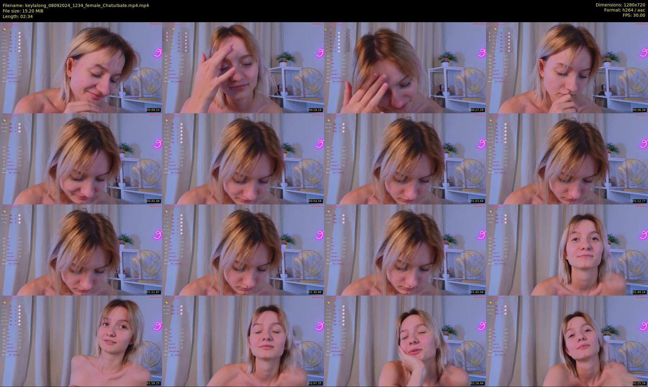 keylalong — 3 minute Chaturbate female cam show recording, 720p, Sep 8, 2024