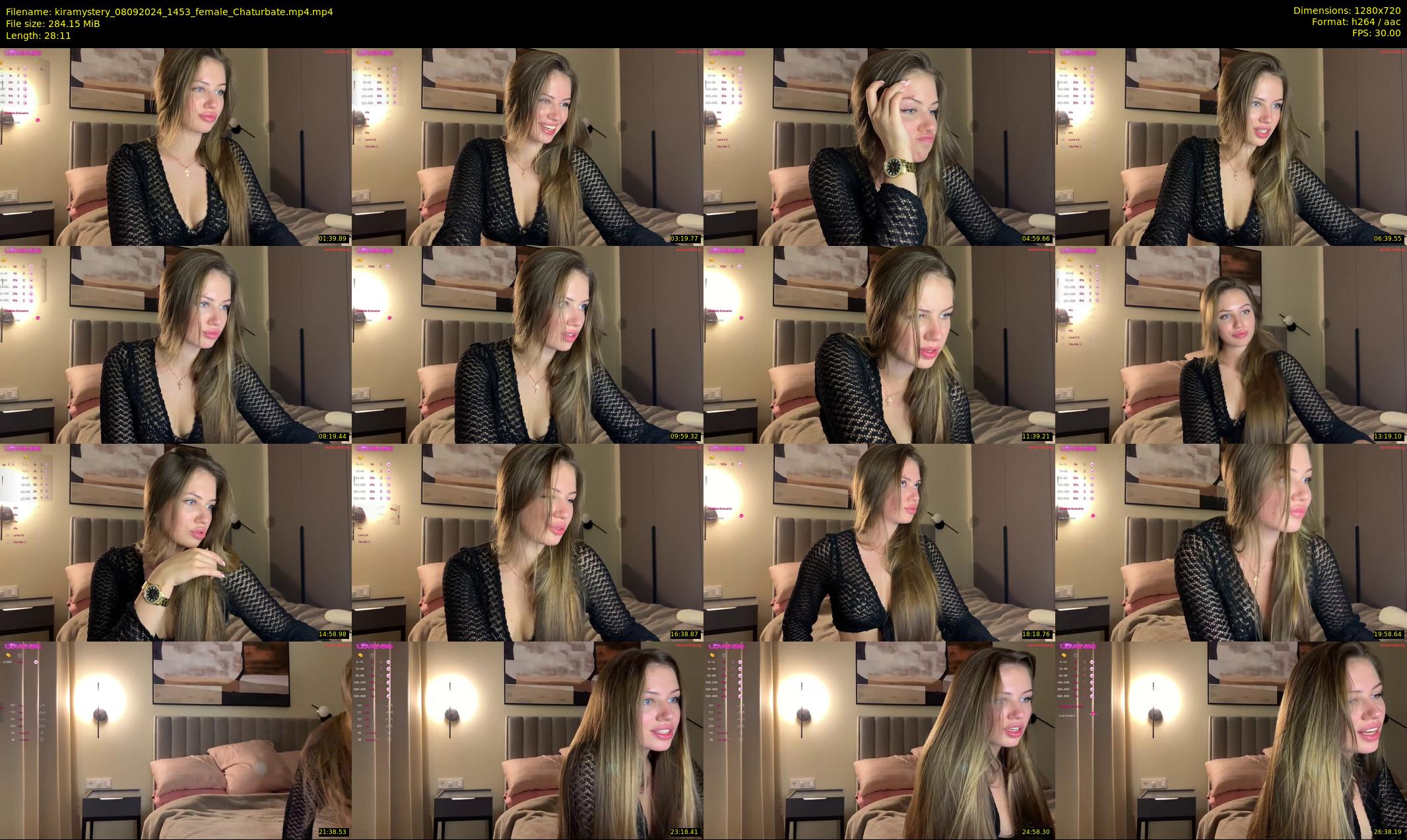 kiramystery — 29 minute Chaturbate female cam show recording, 720p, Sep 8, 2024