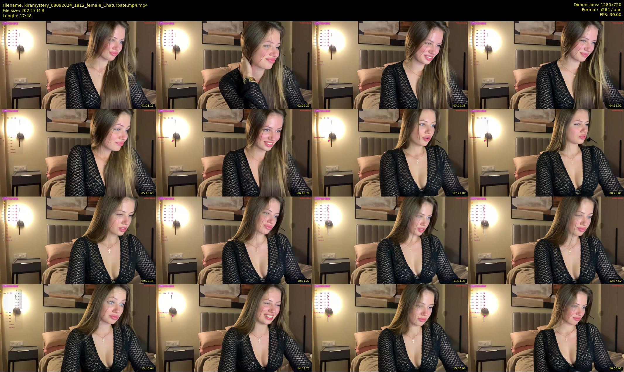 kiramystery — 18 minute Chaturbate female cam show recording, 720p, Sep 8, 2024