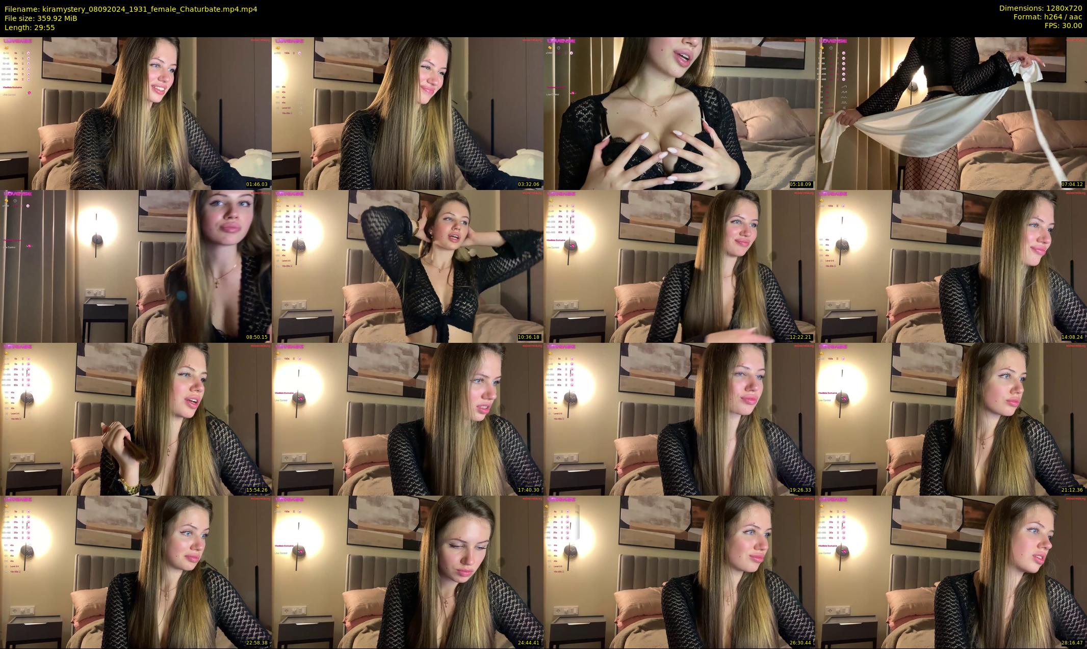 kiramystery — 30 minute Chaturbate female cam show recording, 720p, Sep 8, 2024
