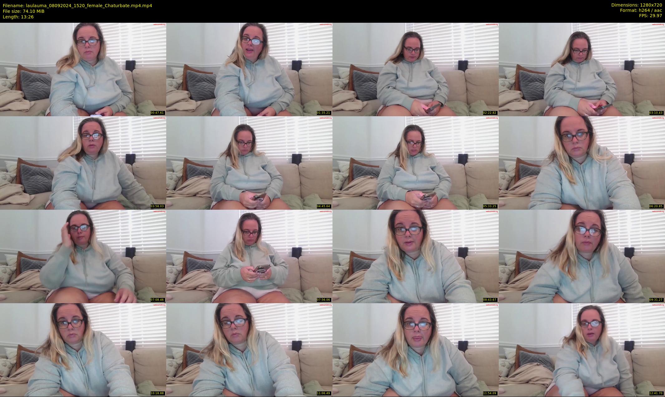 laulauma — 14 minute Chaturbate female cam show recording, 720p, Sep 8, 2024