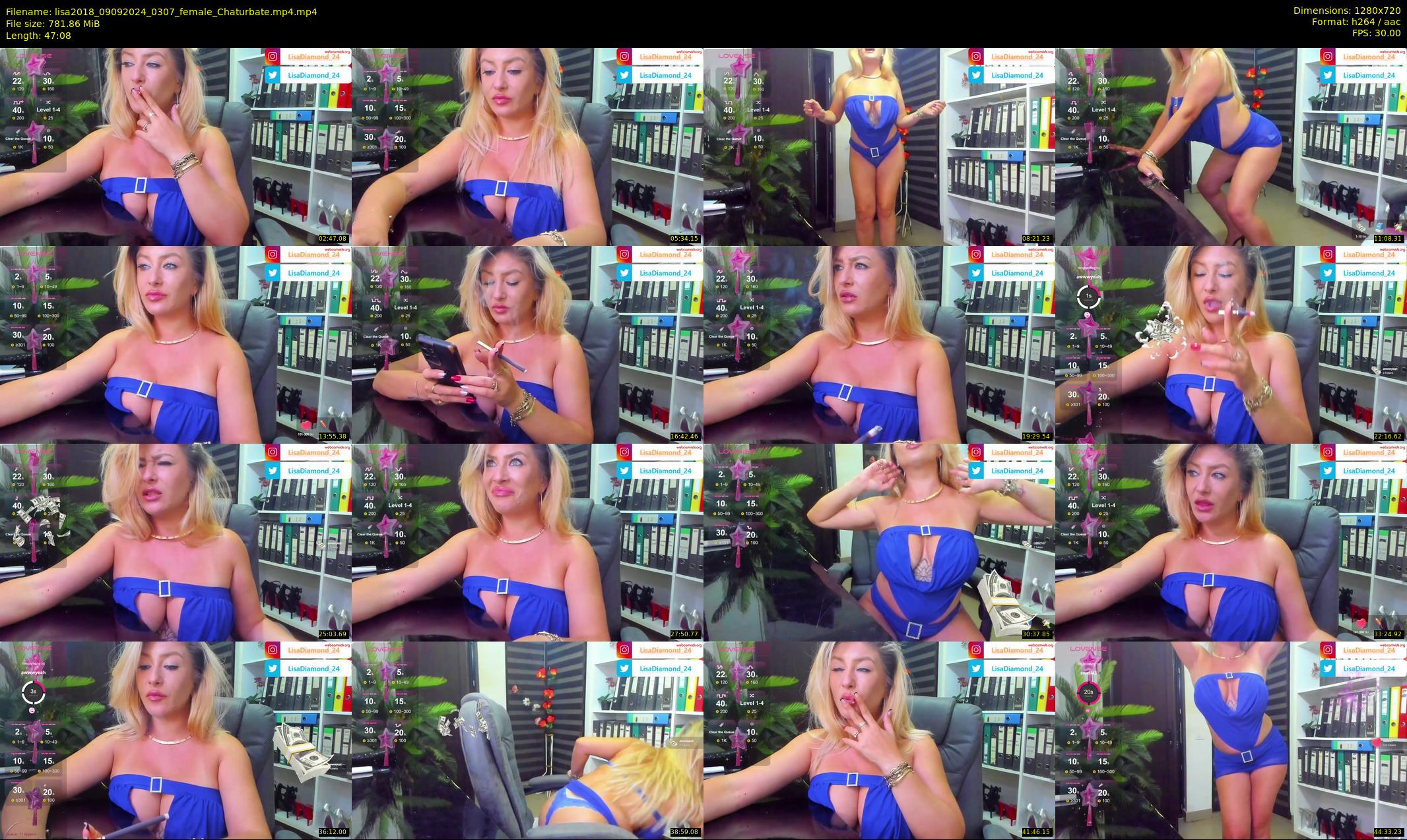lisa2018 — 48 minute Chaturbate female cam show recording, 720p, Sep 9, 2024