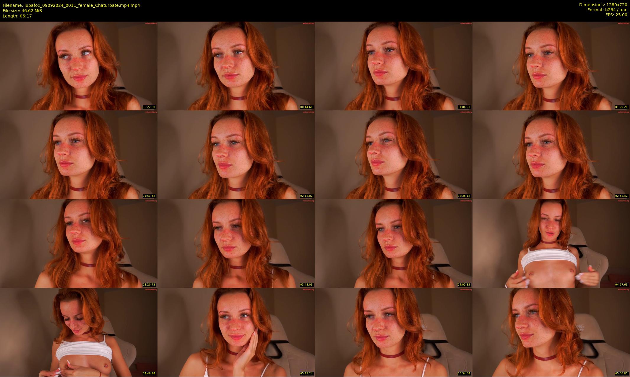 lubafox — 7 minute Chaturbate female cam show recording, 720p, Sep 9, 2024