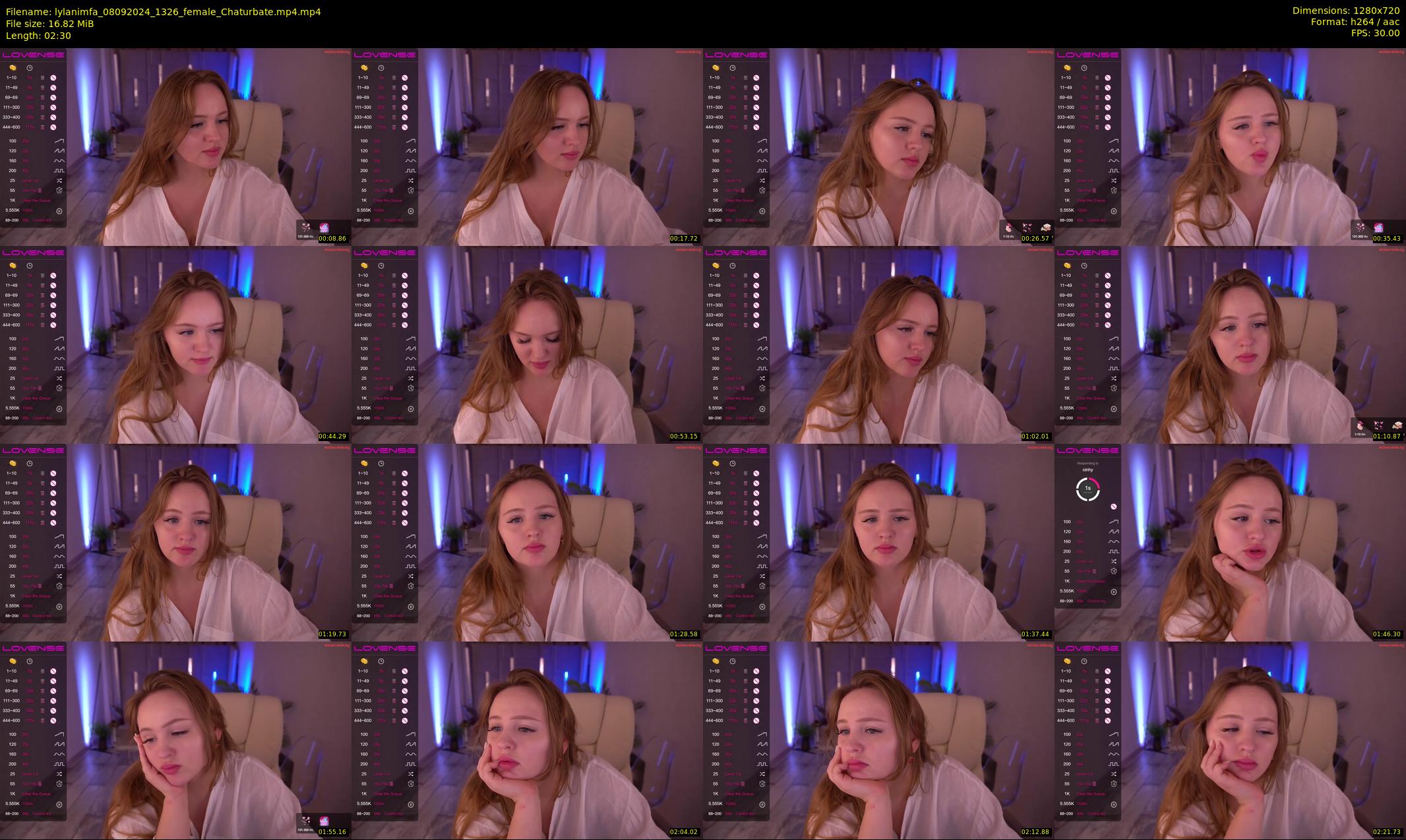 lylanimfa — 3 minute Chaturbate female cam show recording, 720p, Sep 8, 2024