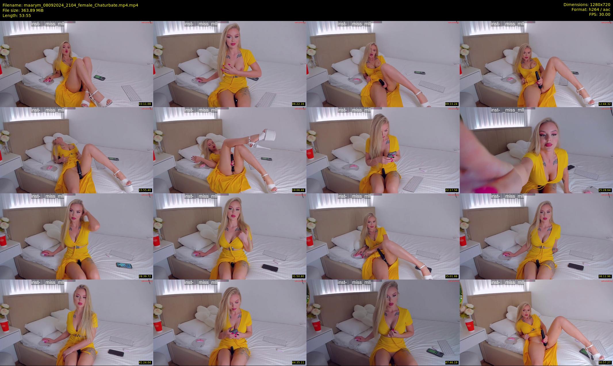maarym — 54 minute Chaturbate couple cam show recording, 720p, Sep 8, 2024