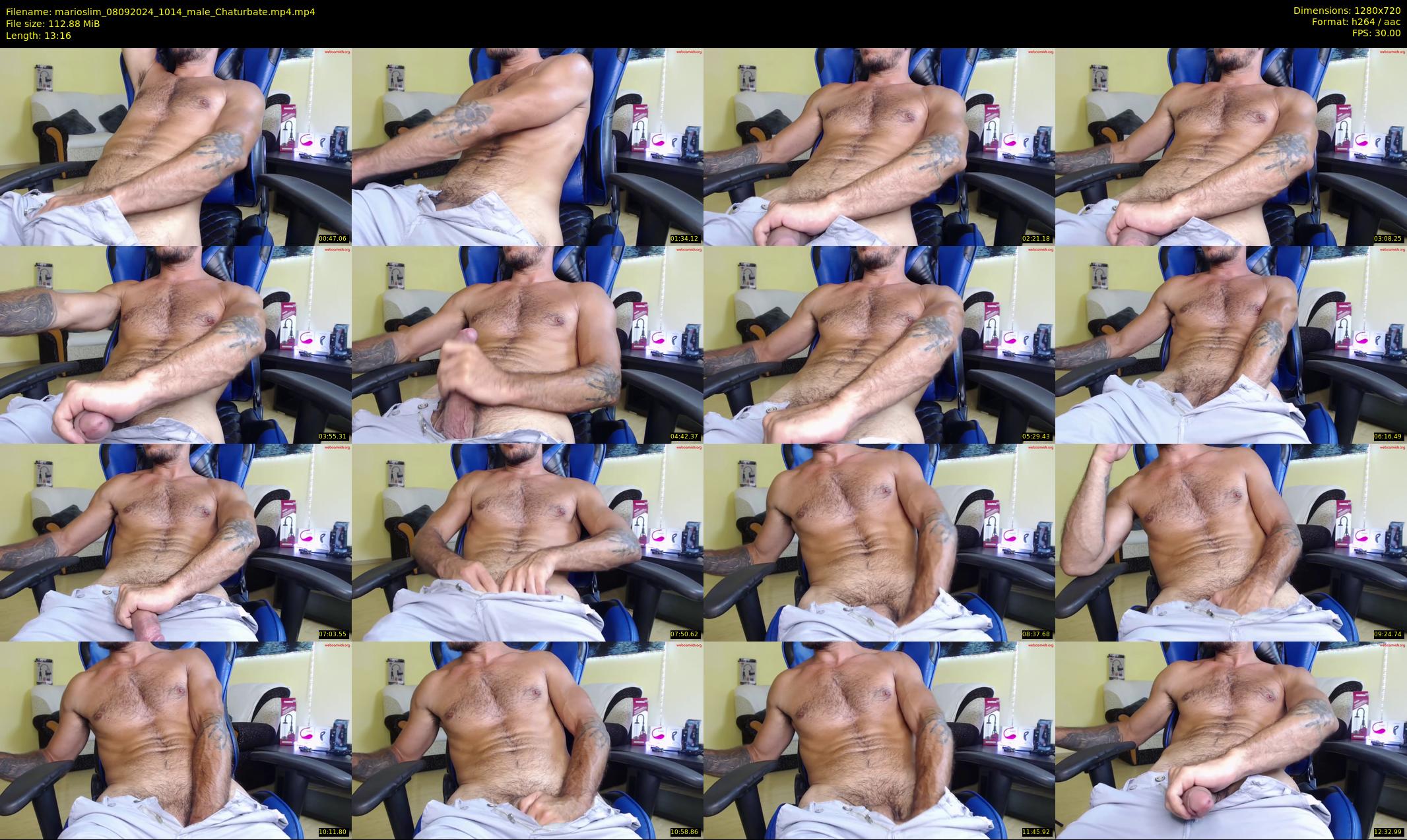 marioslim — 14 minute Chaturbate male cam show recording, 720p, Sep 8, 2024