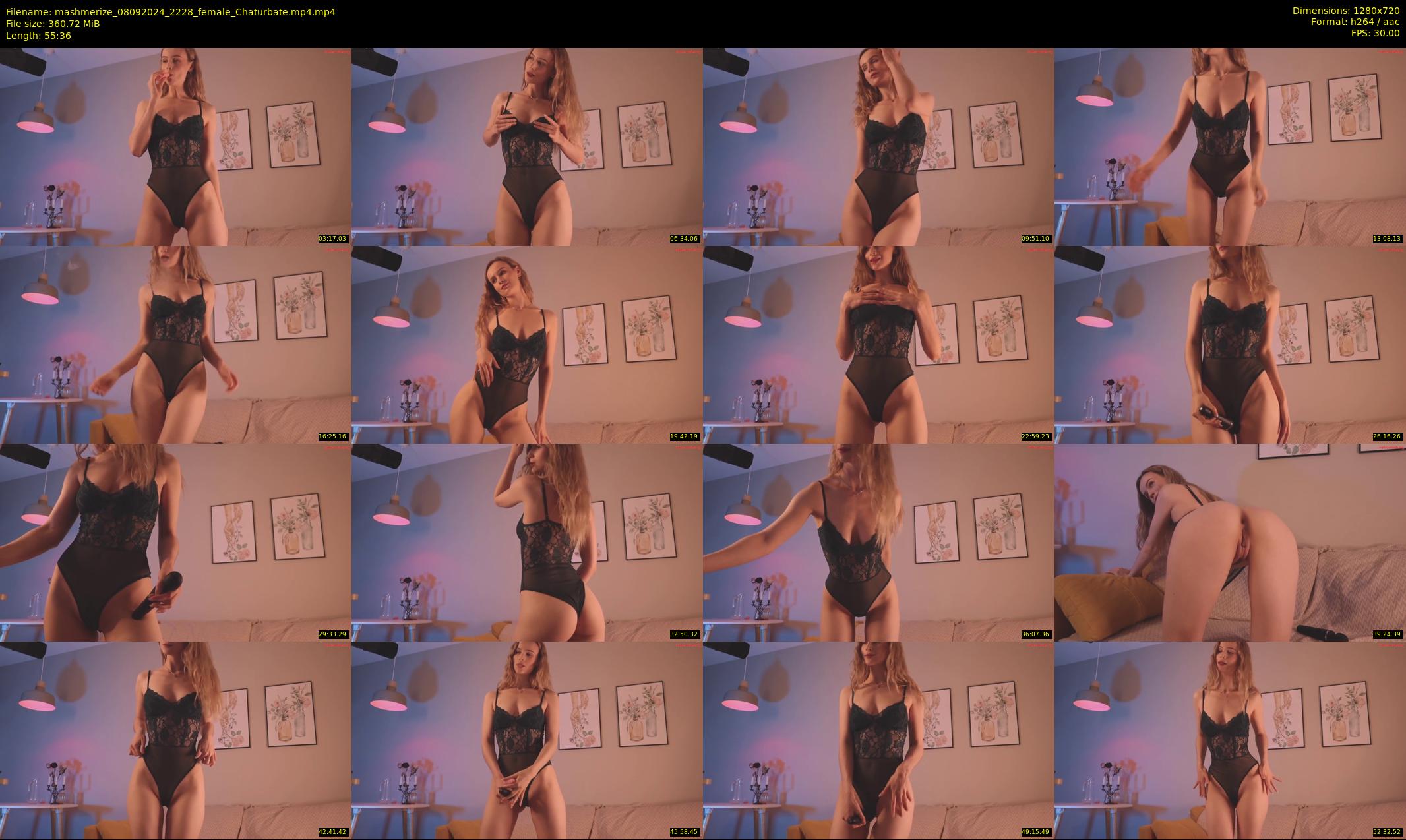 mashmerize — 56 minute Chaturbate female cam show recording, 720p, Sep 8, 2024