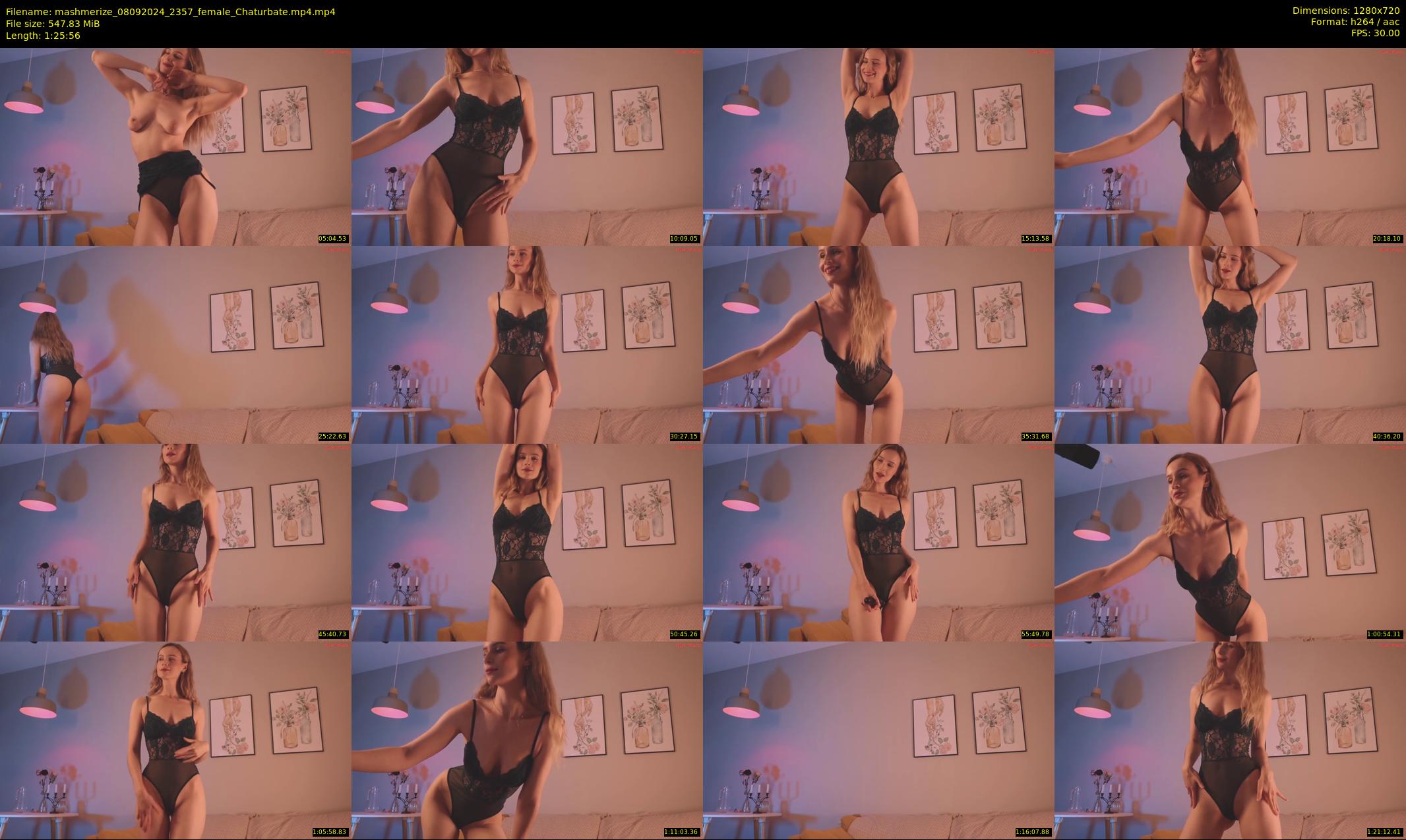 mashmerize — 86 minute Chaturbate female cam show recording, 720p, Sep 8, 2024