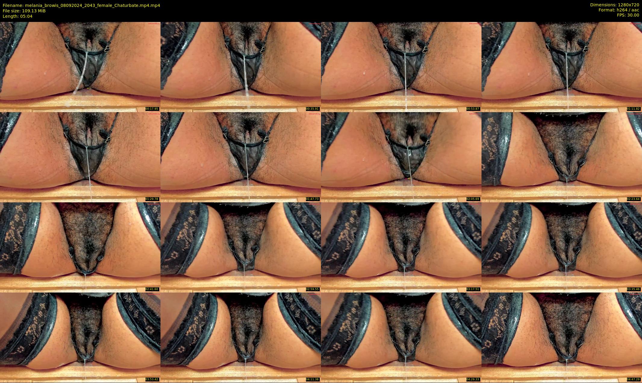 melania_browis — 6 minute Chaturbate female cam show recording, 720p, Sep 8, 2024