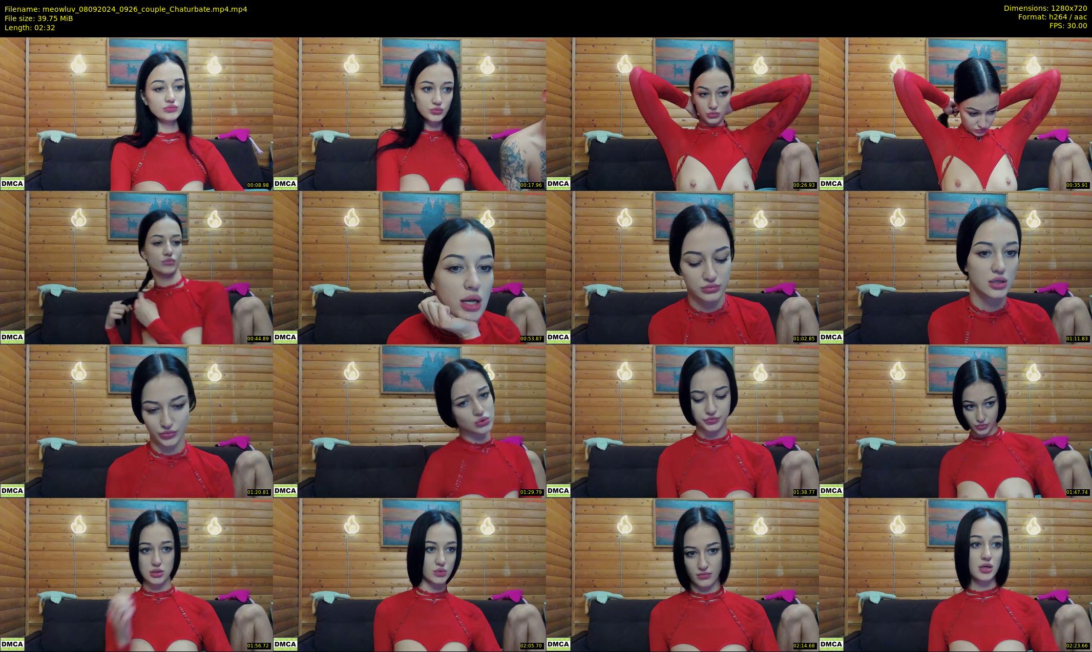 meowluv — 3 minute Chaturbate couple cam show recording, 720p, Sep 8, 2024