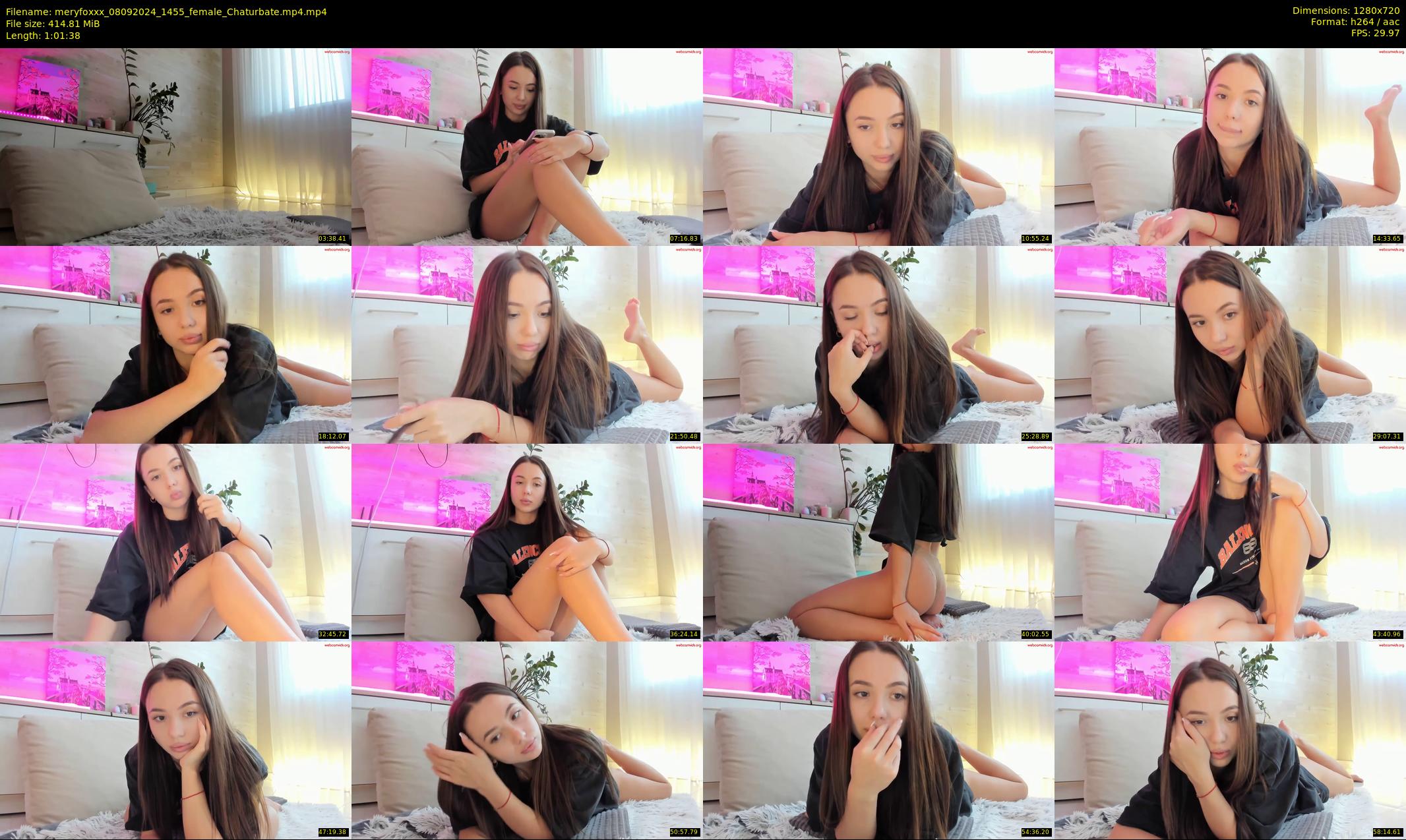 meryfoxxx — 62 minute Chaturbate female cam show recording, 720p, Sep 8, 2024