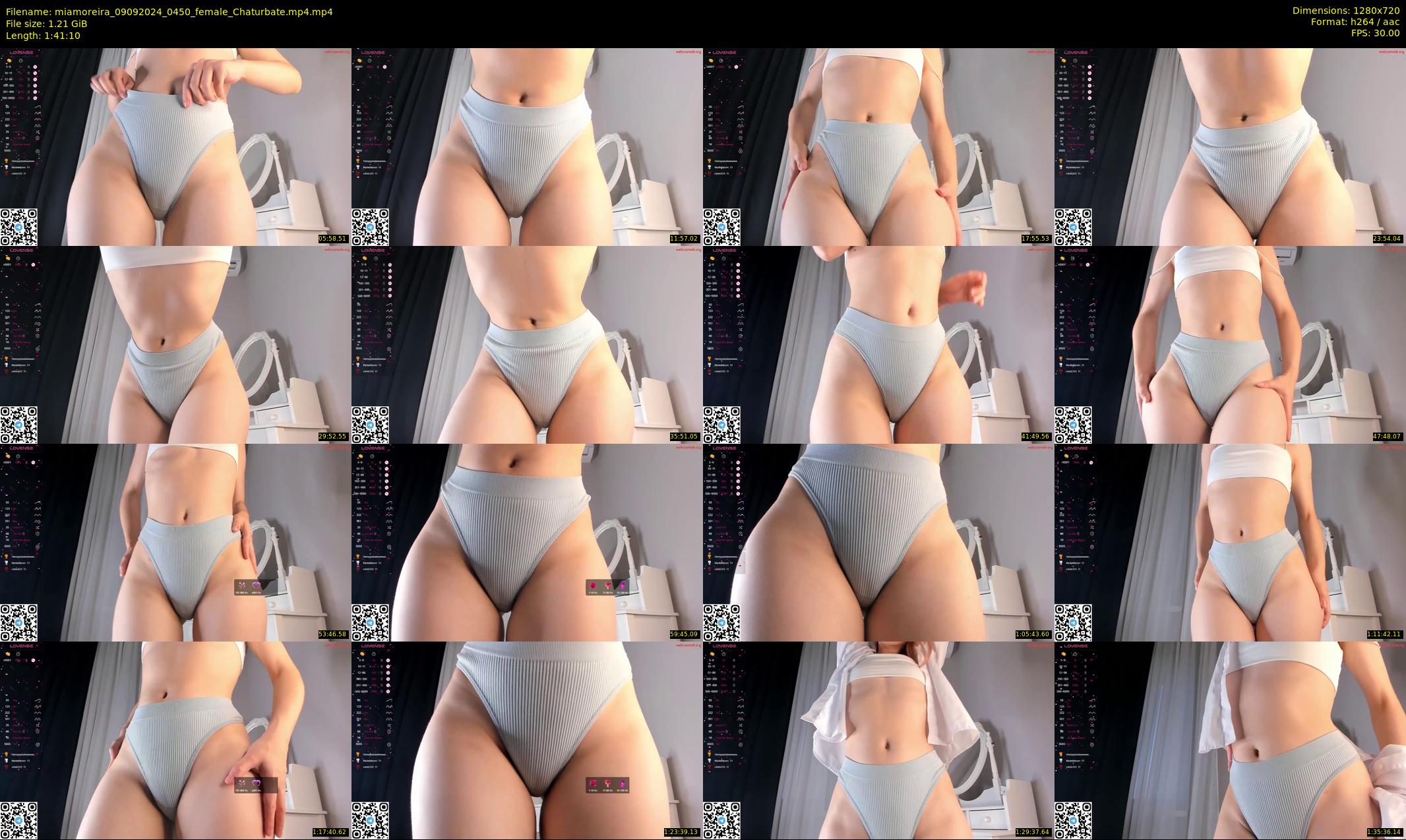 miamoreira — 102 minute Chaturbate female cam show recording, 720p, Sep 9, 2024