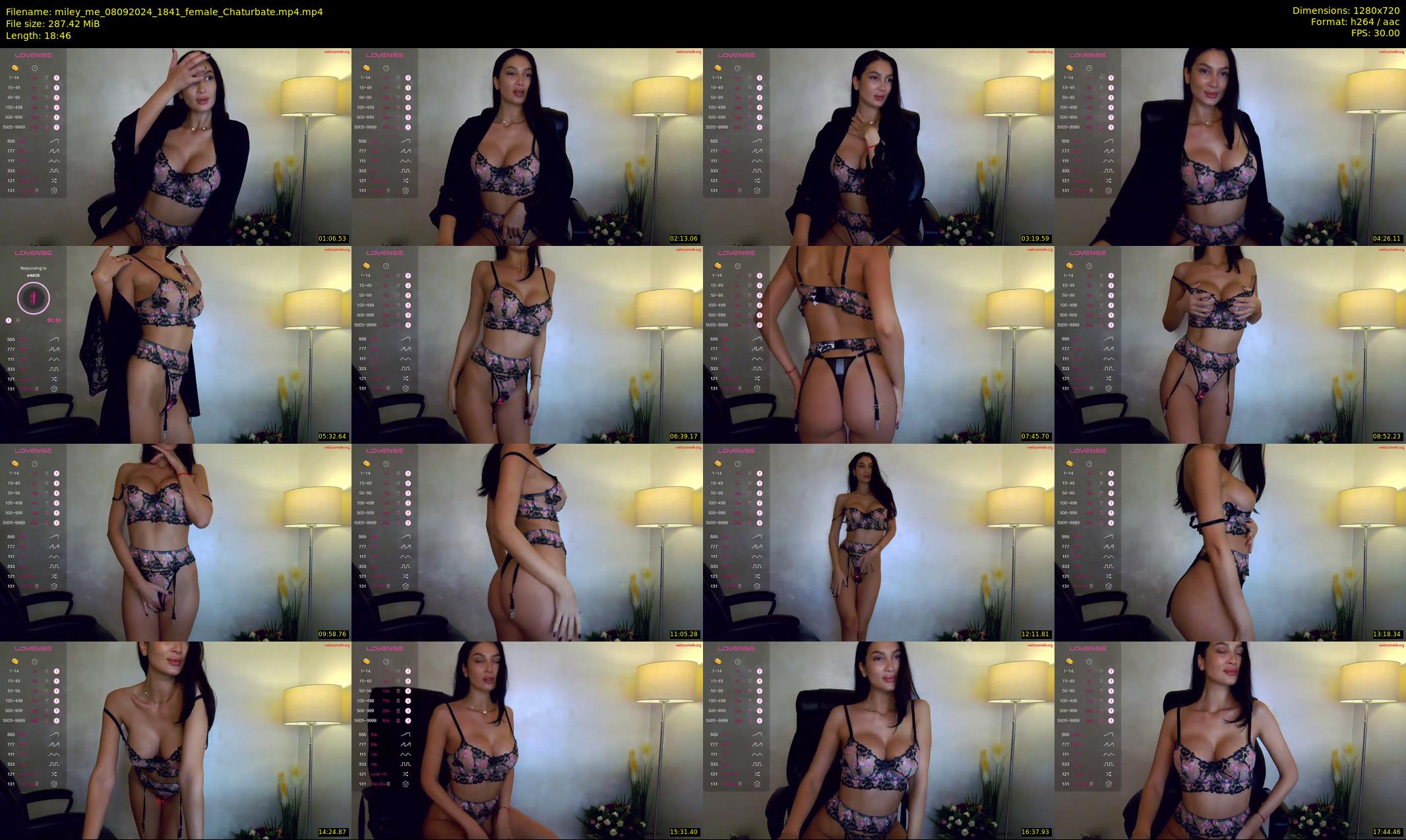 miley_me — 19 minute Chaturbate female cam show recording, 720p, Sep 8, 2024