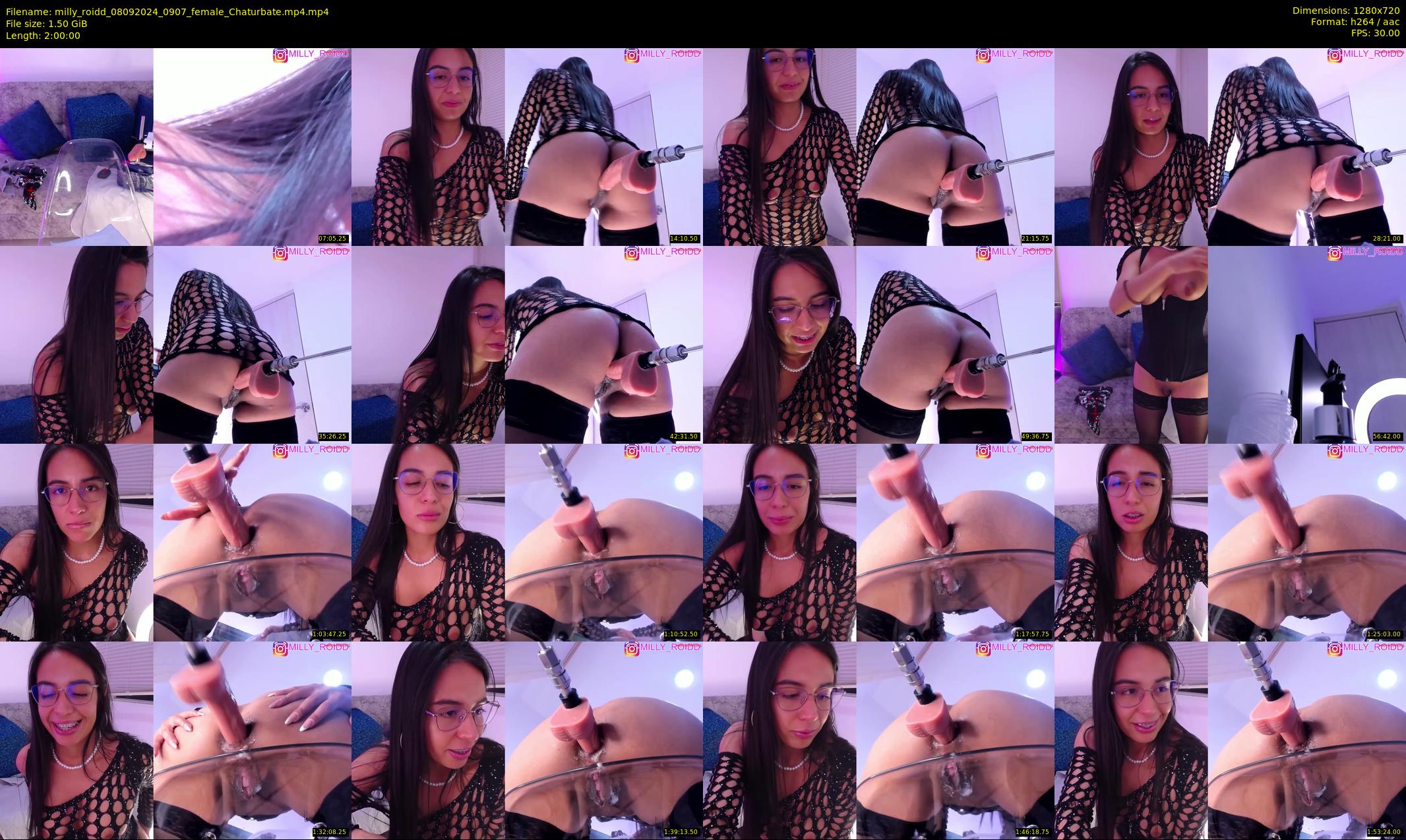 milly_roidd — 120 minute Chaturbate female cam show recording, 720p, Sep 8, 2024