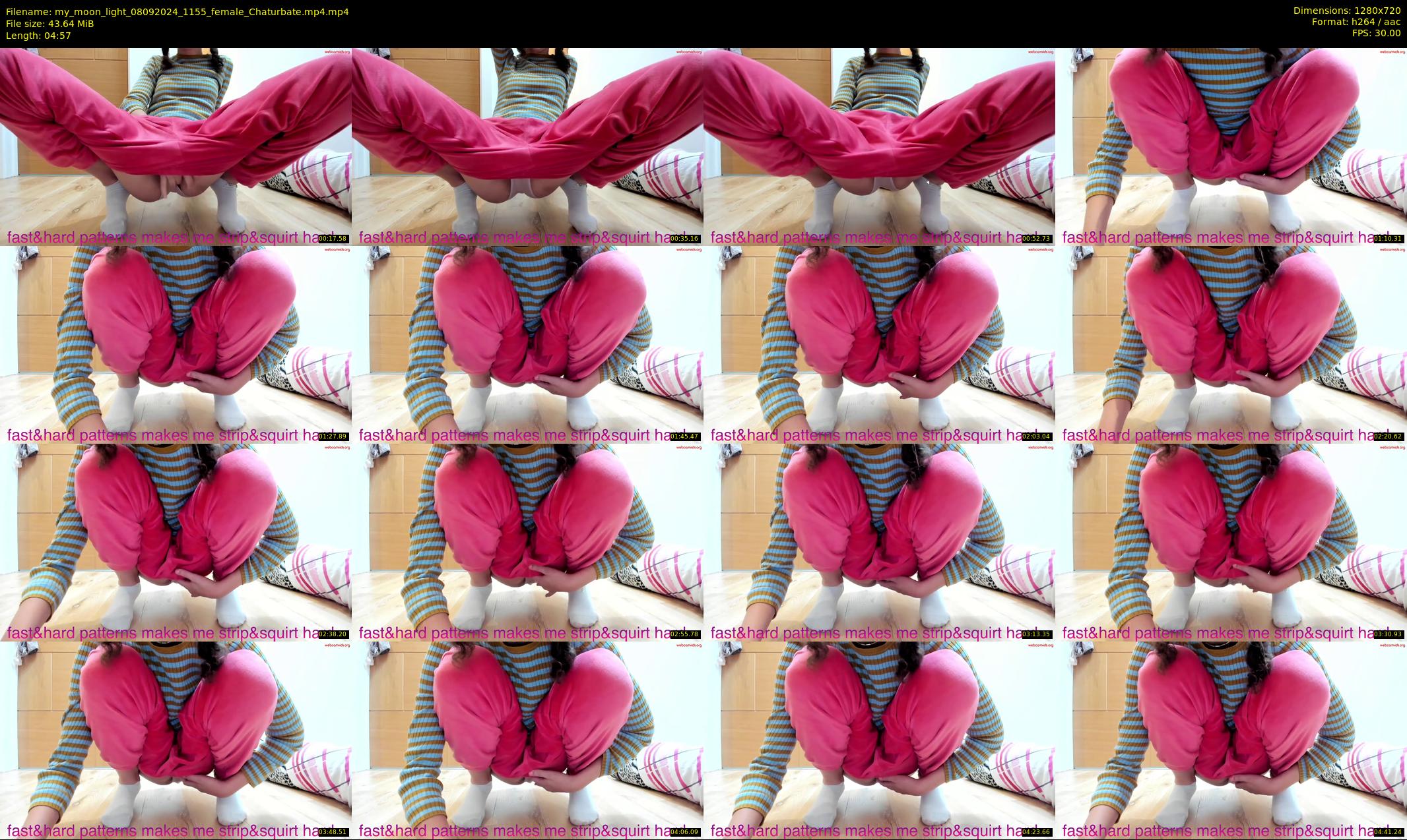 my_moon_light — 5 minute Chaturbate female cam show recording, 720p, Sep 8, 2024
