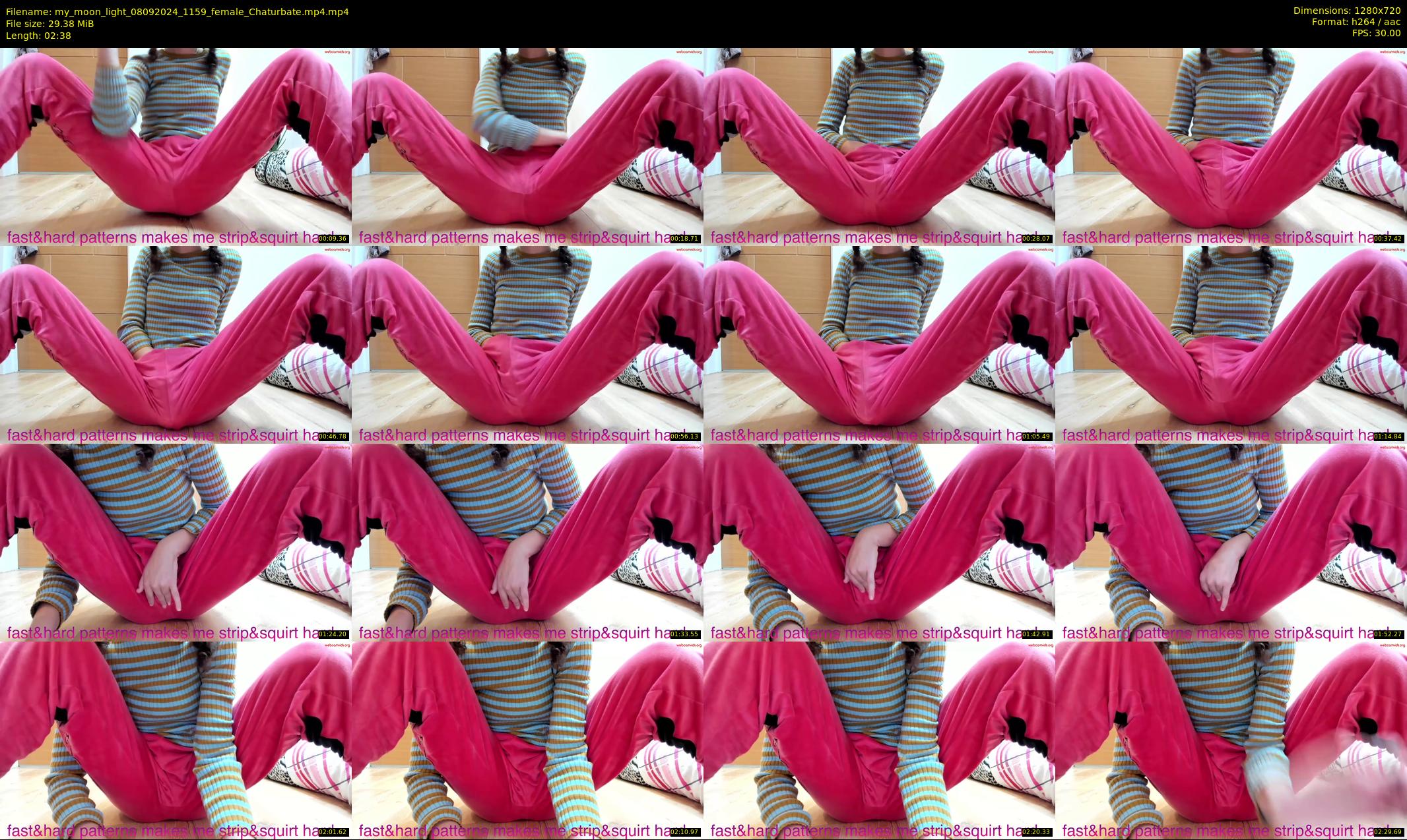 my_moon_light — 3 minute Chaturbate female cam show recording, 720p, Sep 8, 2024