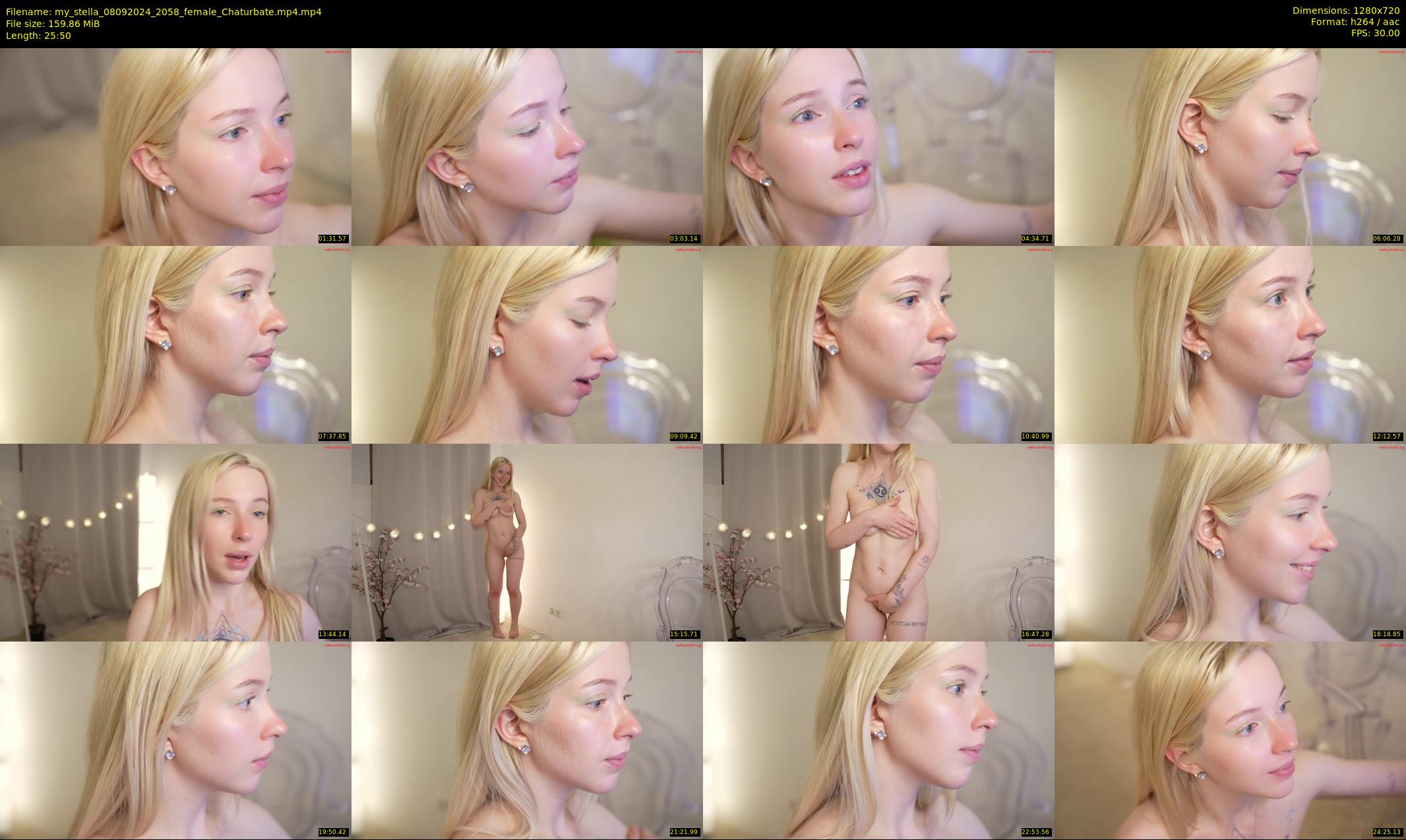my_stella — 26 minute Chaturbate female cam show recording, 720p, Sep 8, 2024