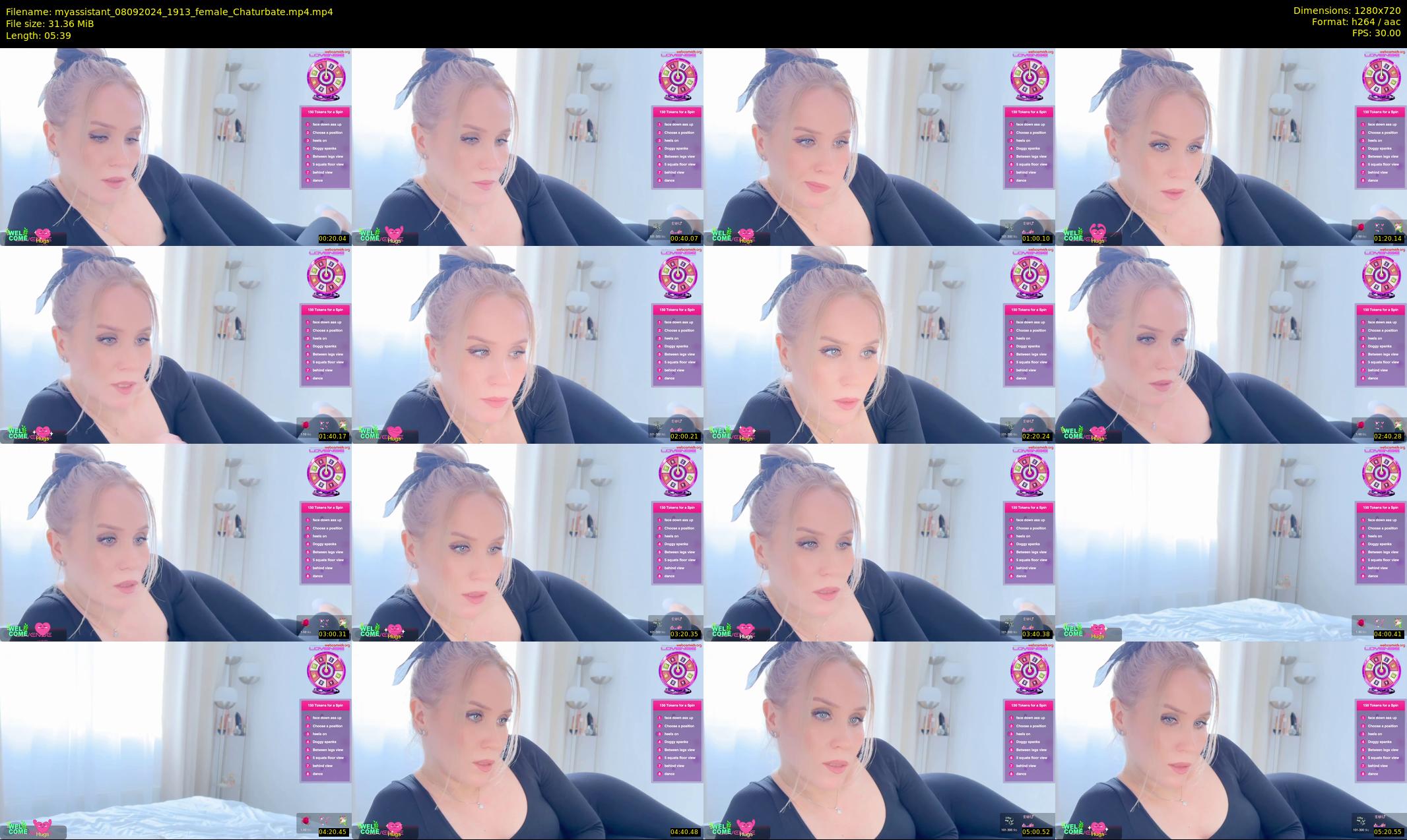 myassistant — 6 minute Chaturbate female cam show recording, 720p, Sep 8, 2024