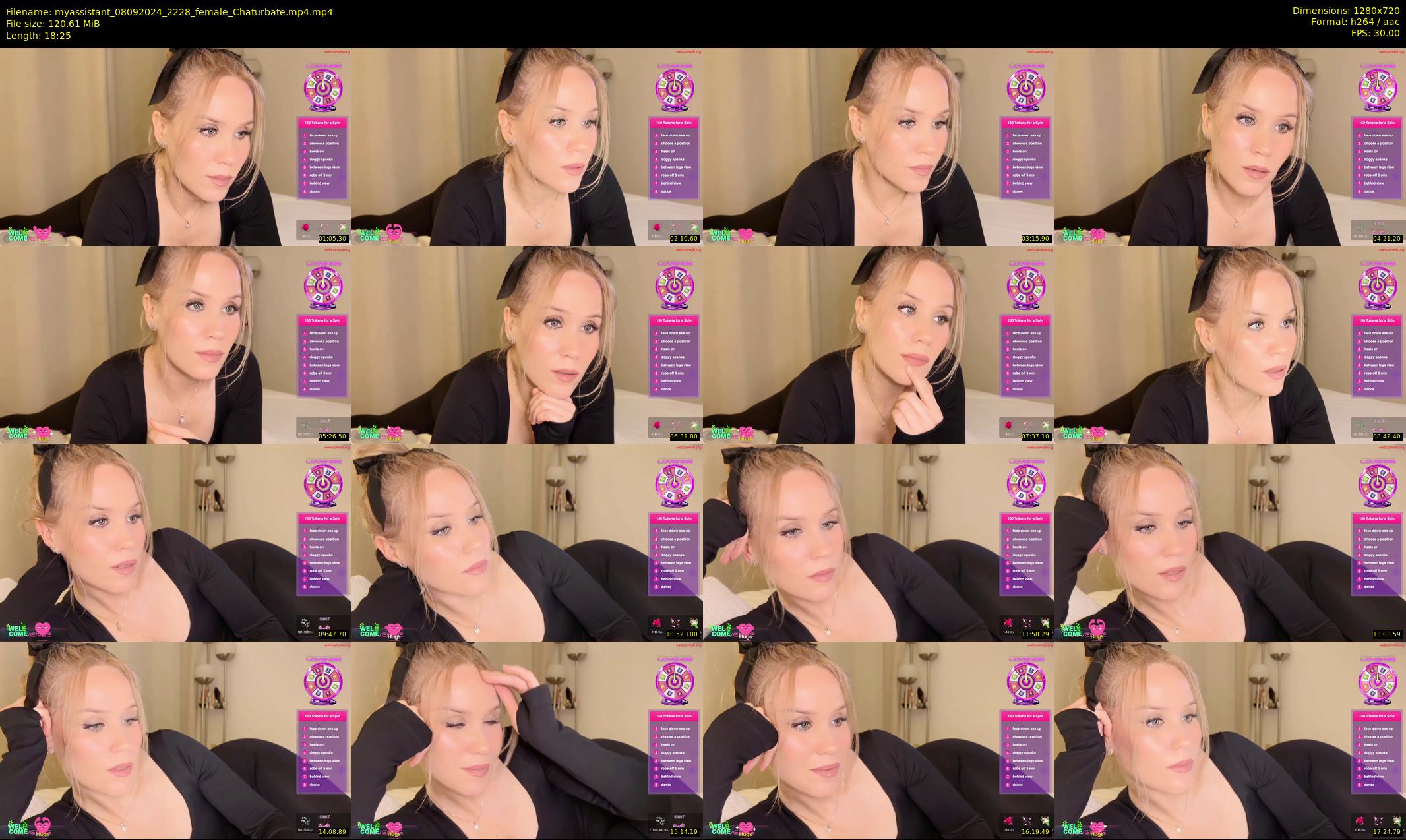 myassistant — 19 minute Chaturbate female cam show recording, 720p, Sep 8, 2024