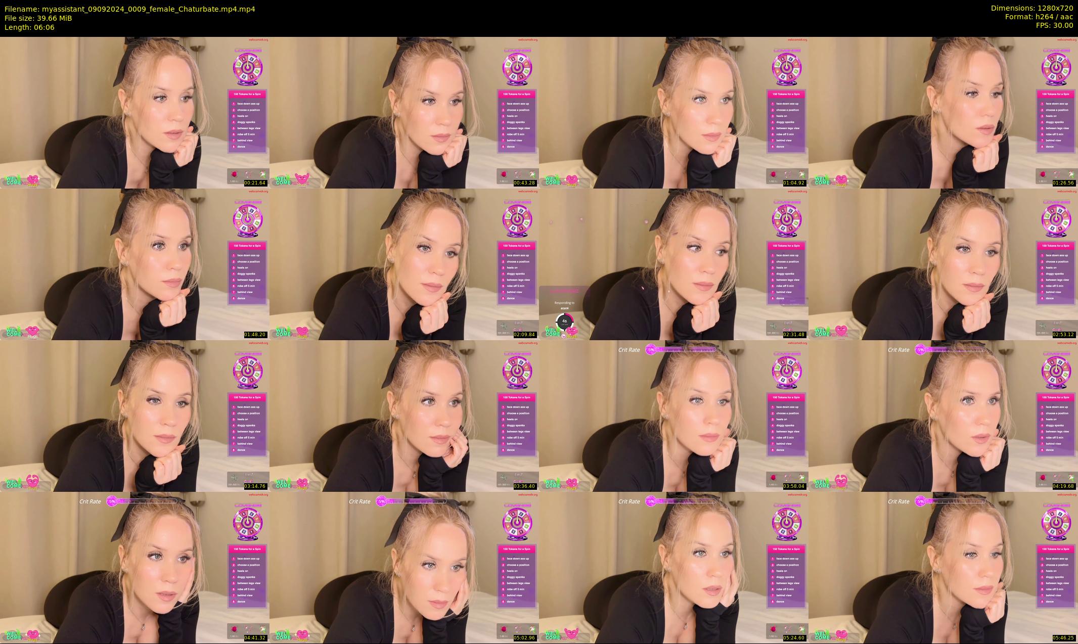 myassistant — 7 minute Chaturbate female cam show recording, 720p, Sep 9, 2024