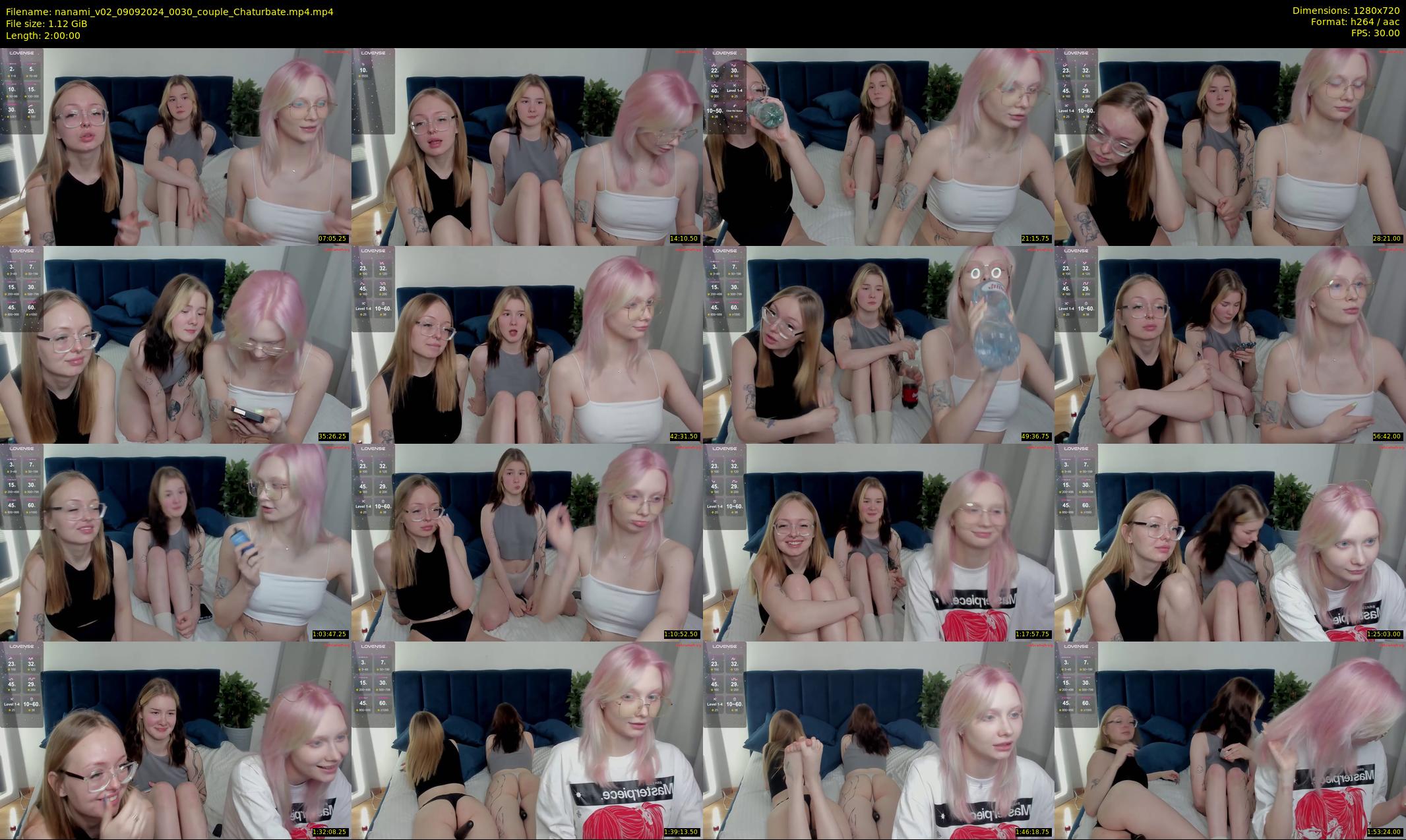 nanami_v02 — 120 minute Chaturbate couple cam show recording, 720p, Sep 9, 2024