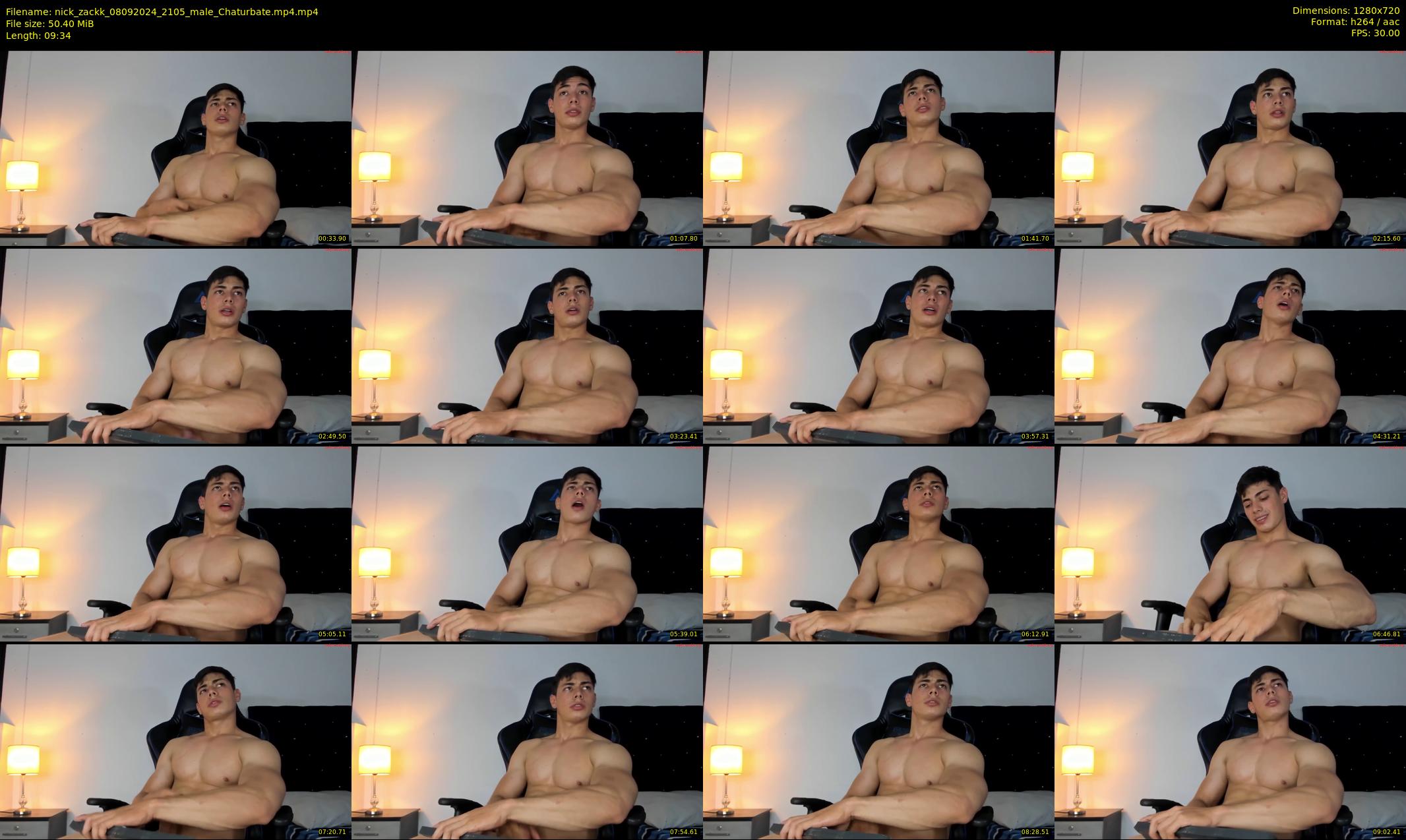 nick_zackk — 10 minute Chaturbate male cam show recording, 720p, Sep 8, 2024