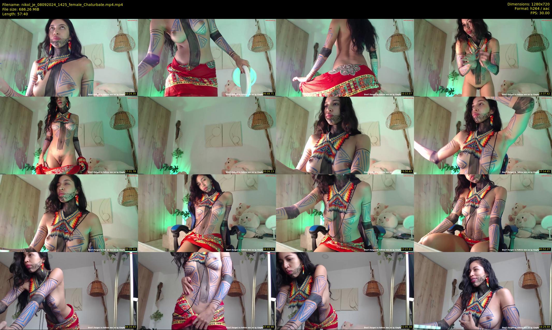 nikol_je — 58 minute Chaturbate female cam show recording, 720p, Sep 8, 2024