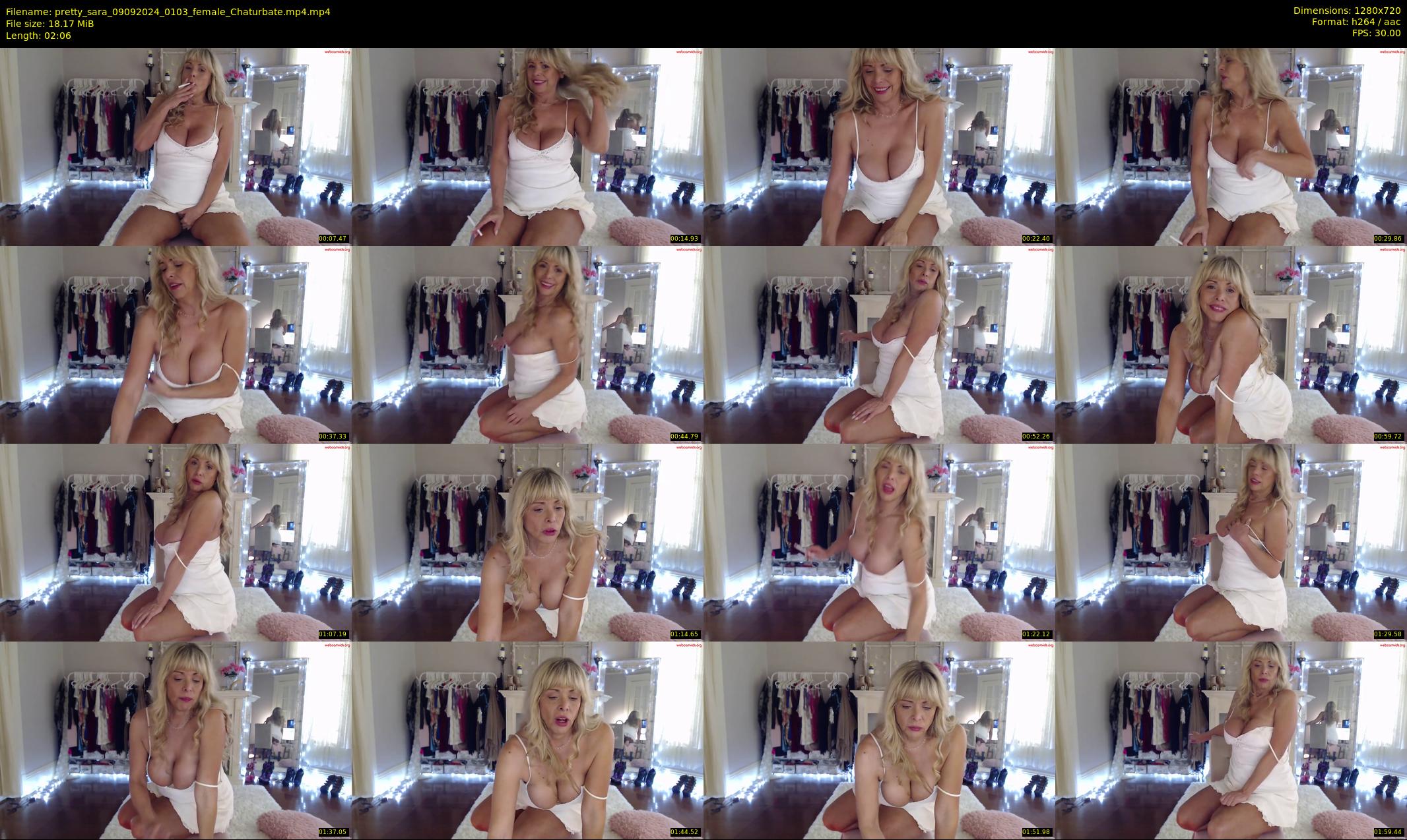 pretty_sara — 3 minute Chaturbate female cam show recording, 720p, Sep 9, 2024