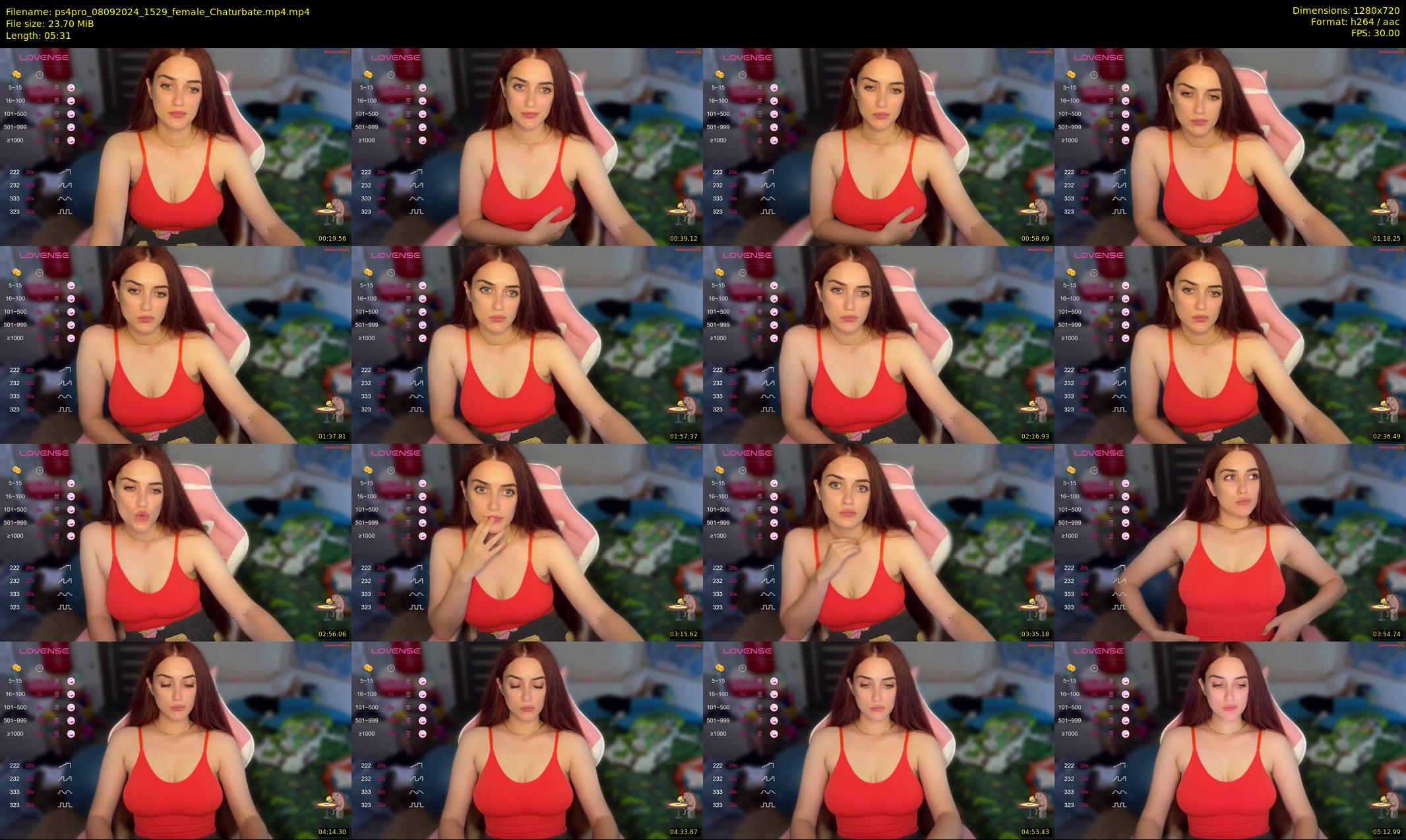 ps4pro — 6 minute Chaturbate female cam show recording, 720p, Sep 8, 2024