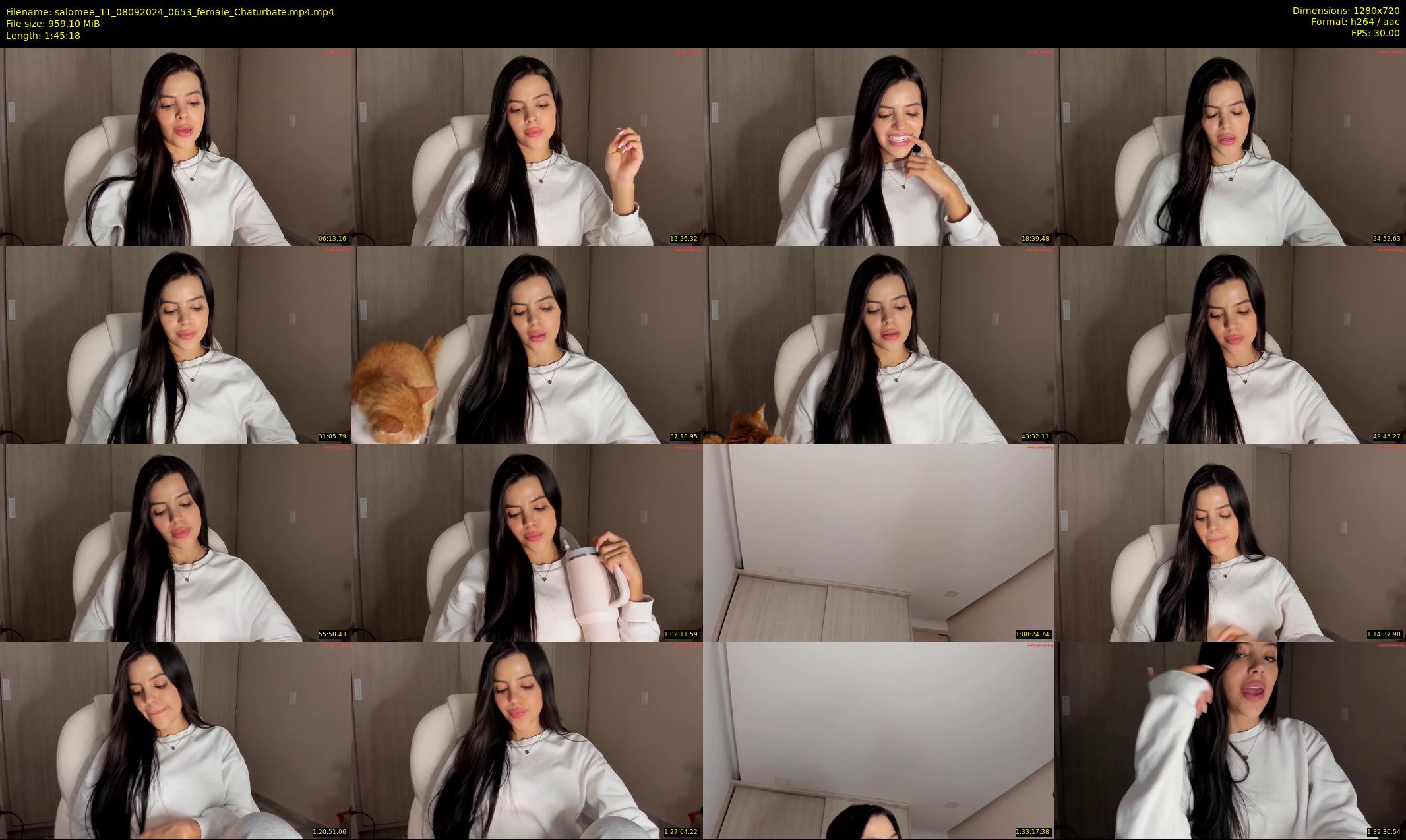 salomee_11 — 106 minute Chaturbate female cam show recording, 720p, Sep 8, 2024