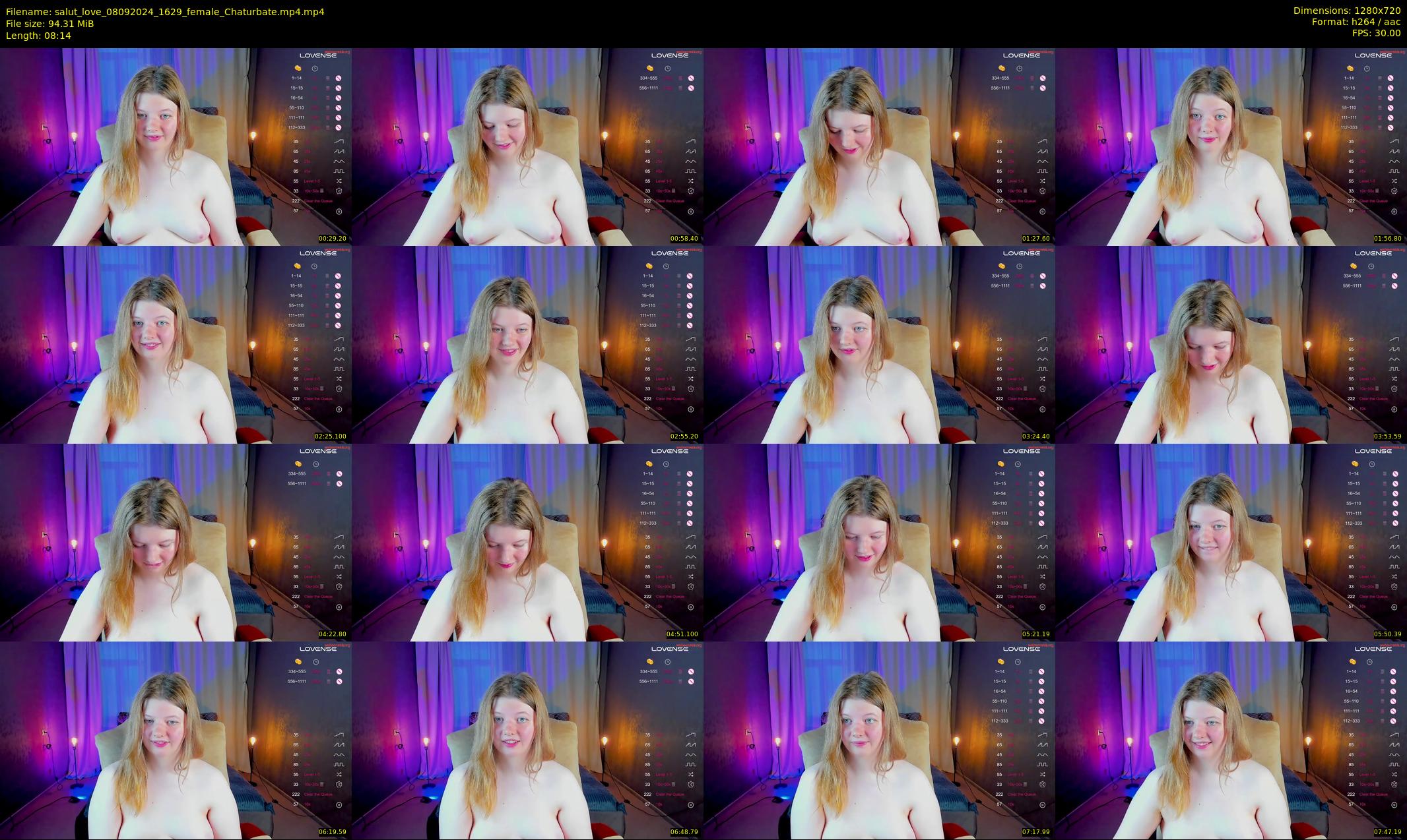 salut_love — 9 minute Chaturbate female cam show recording, 720p, Sep 8, 2024