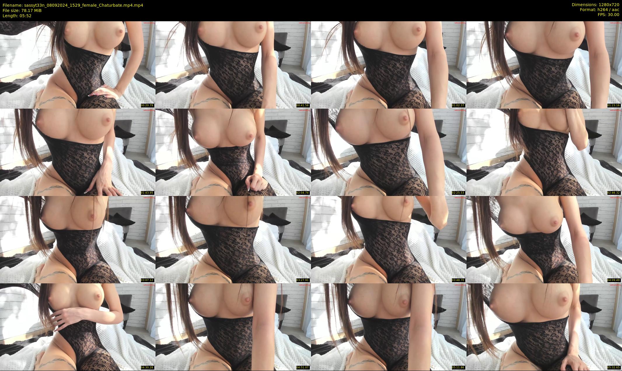 sassyt33n — 6 minute Chaturbate female cam show recording, 720p, Sep 8, 2024