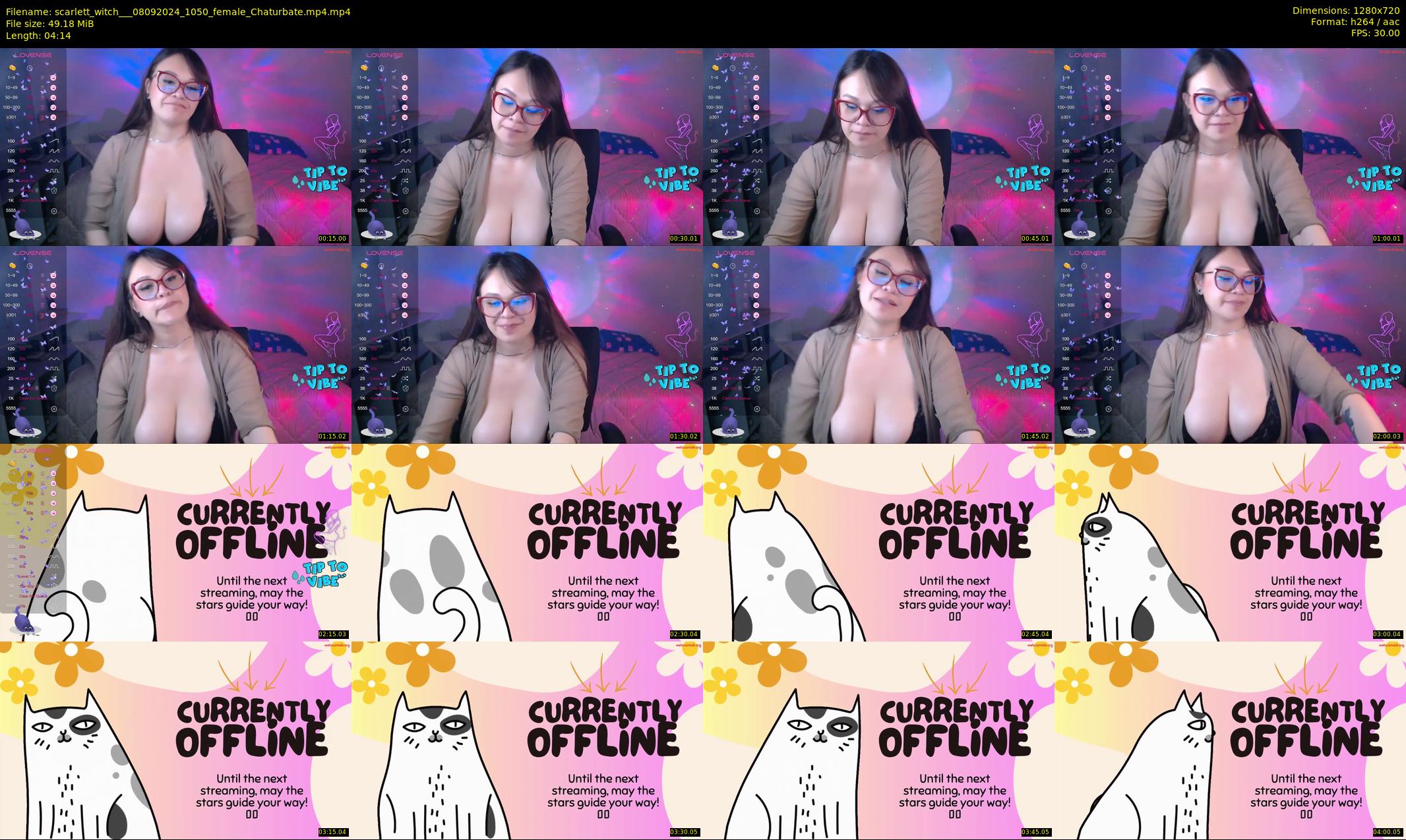 scarlett_witch__ — 5 minute Chaturbate female cam show recording, 720p, Sep 8, 2024