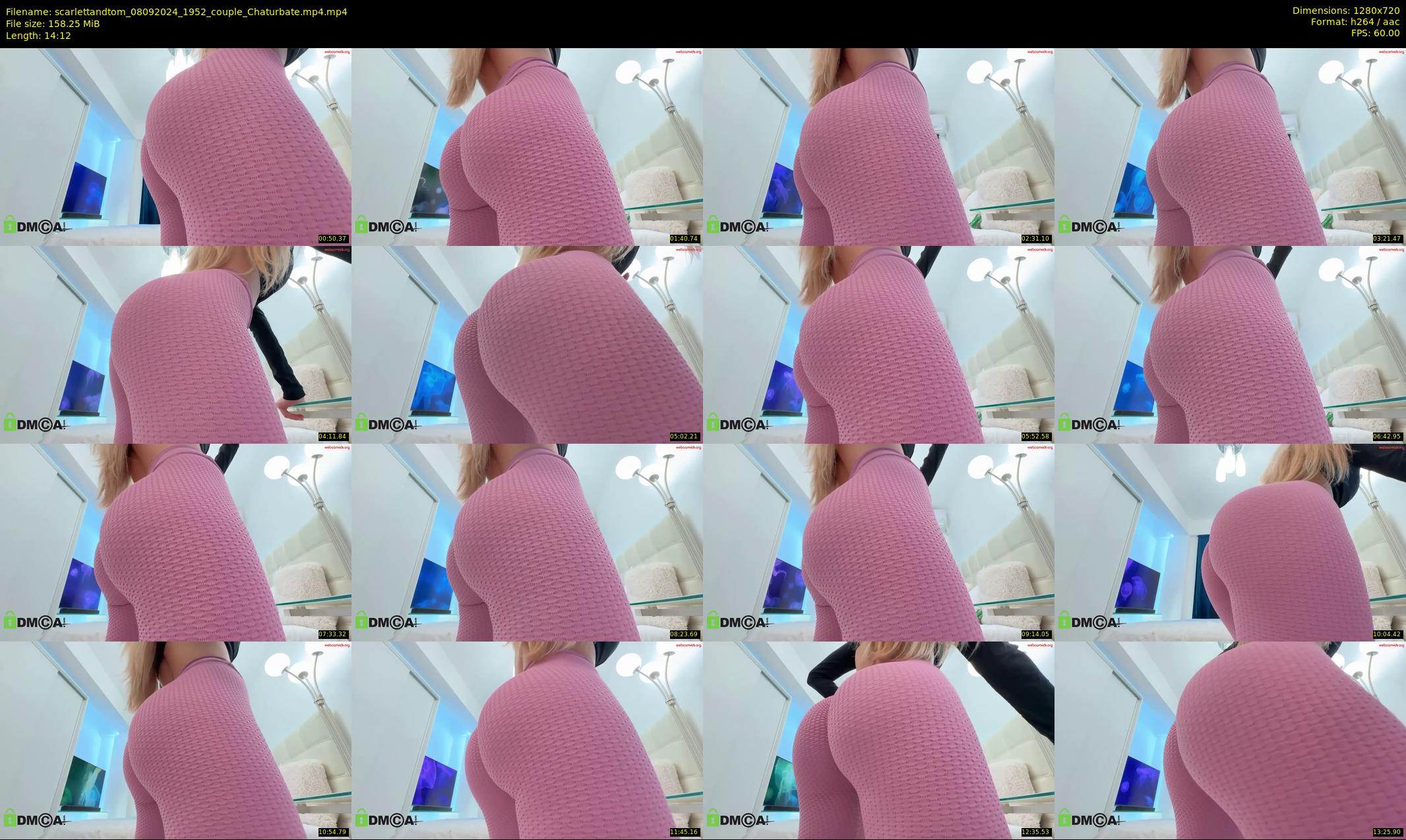 scarlettandtom — 15 minute Chaturbate couple cam show recording, 720p, Sep 8, 2024