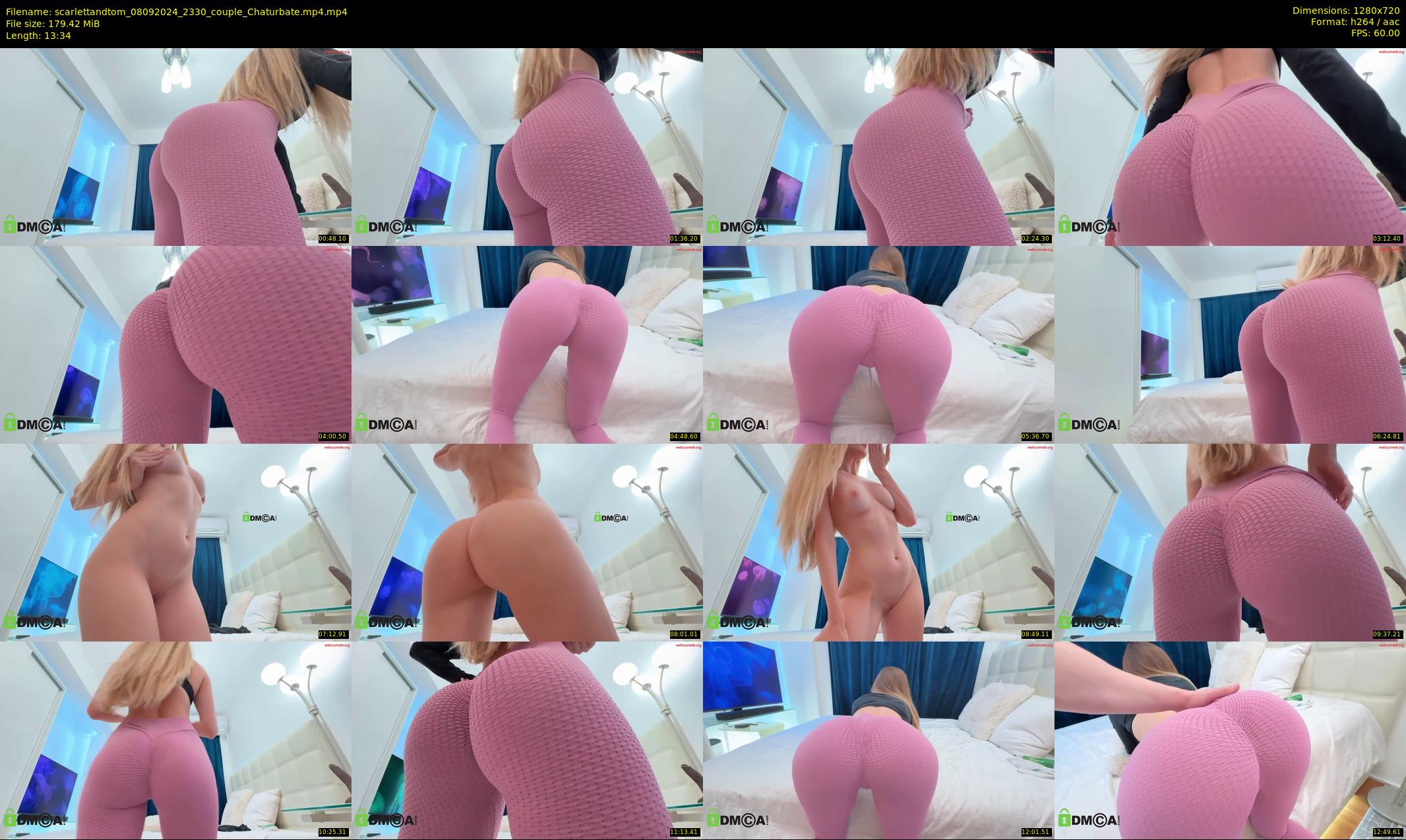 scarlettandtom — 14 minute Chaturbate couple cam show recording, 720p, Sep 8, 2024