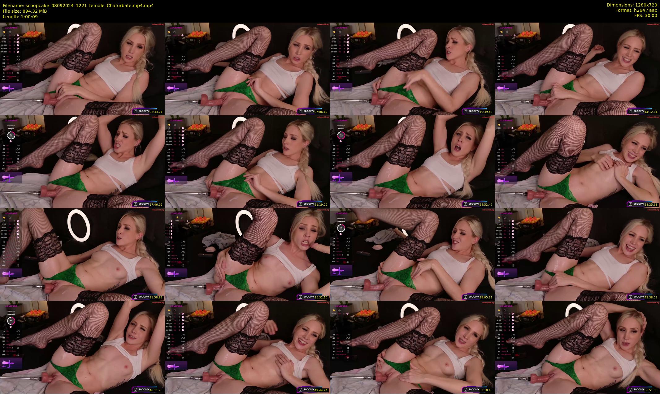 scoopcake — 61 minute Chaturbate female cam show recording, 720p, Sep 8, 2024