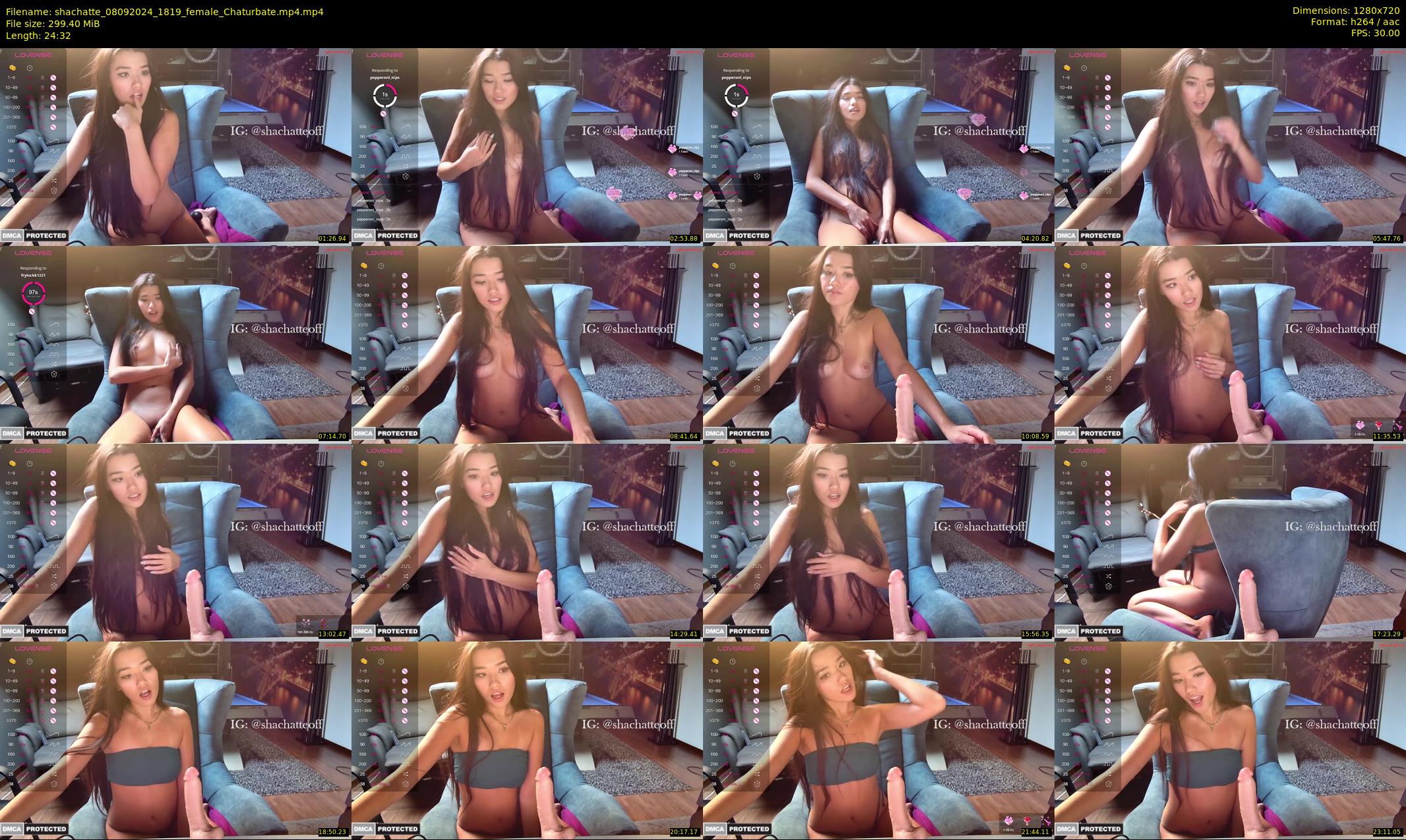 shachatte — 25 minute Chaturbate couple cam show recording, 720p, Sep 8, 2024