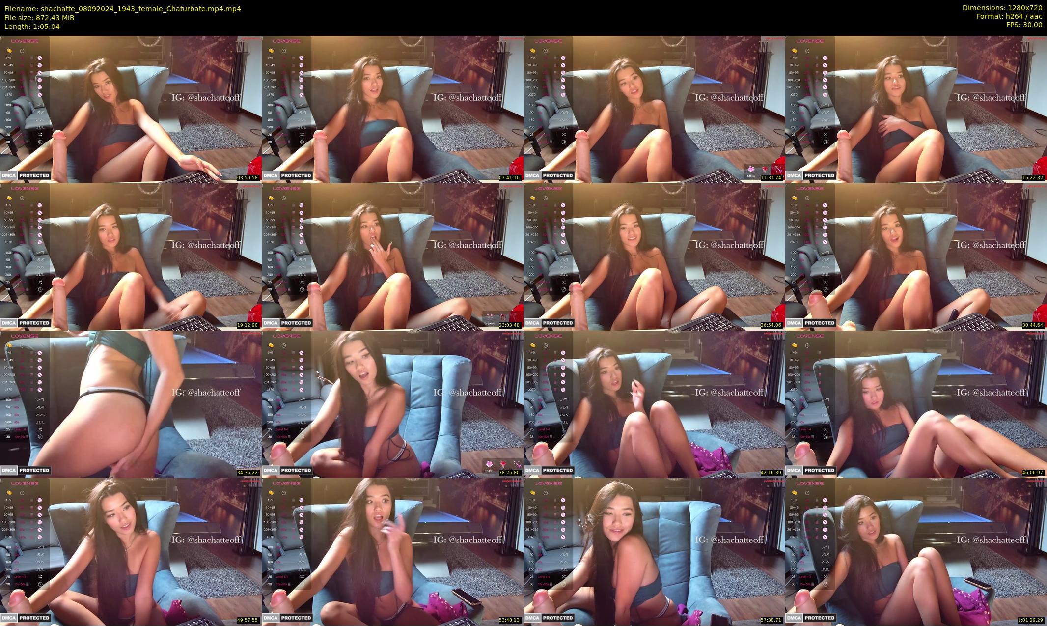 shachatte — 66 minute Chaturbate couple cam show recording, 720p, Sep 8, 2024